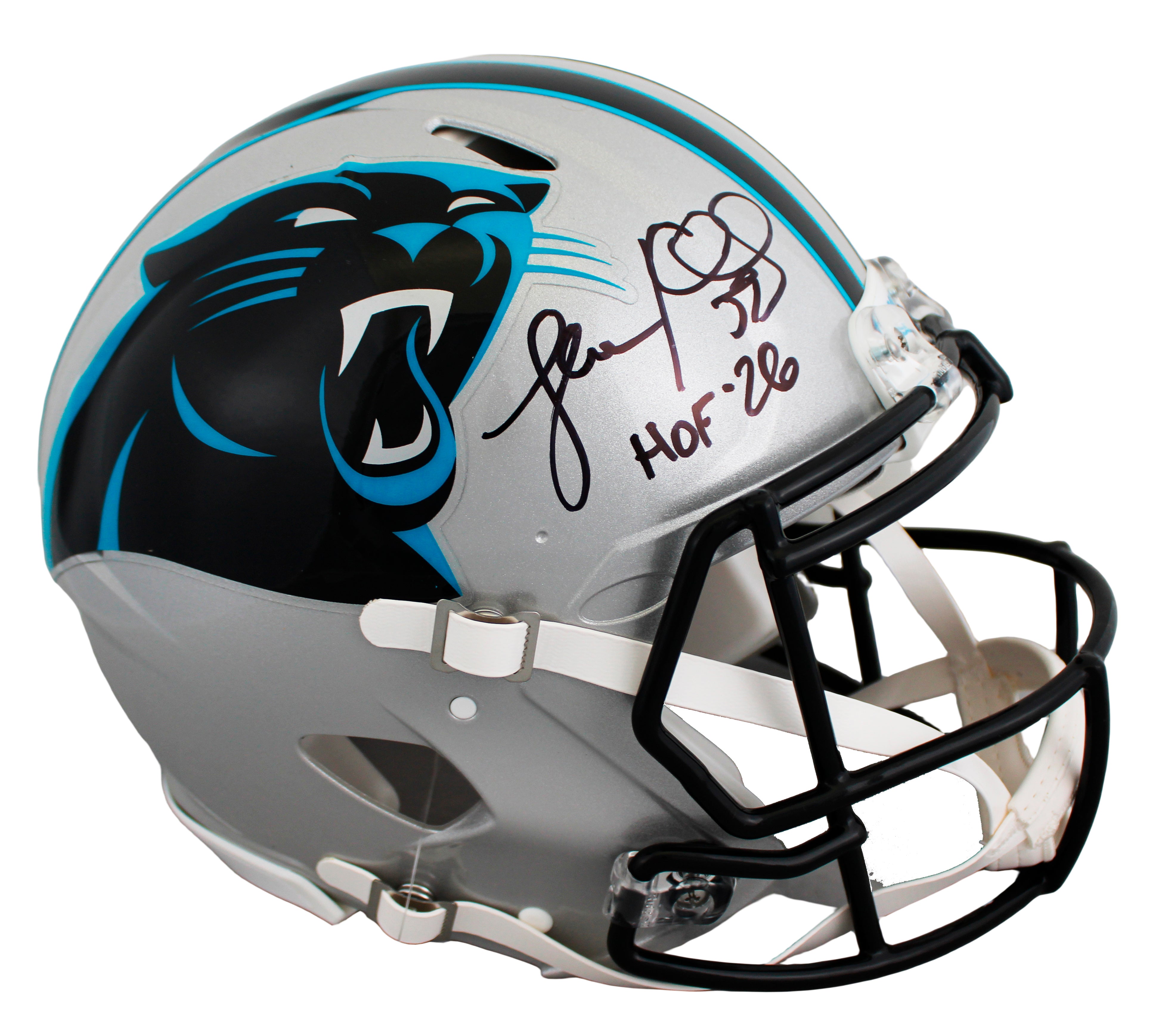 Panthers Luke Kuechly "HOF 26" Signed Full Size Speed Proline Helmet BAS Witness