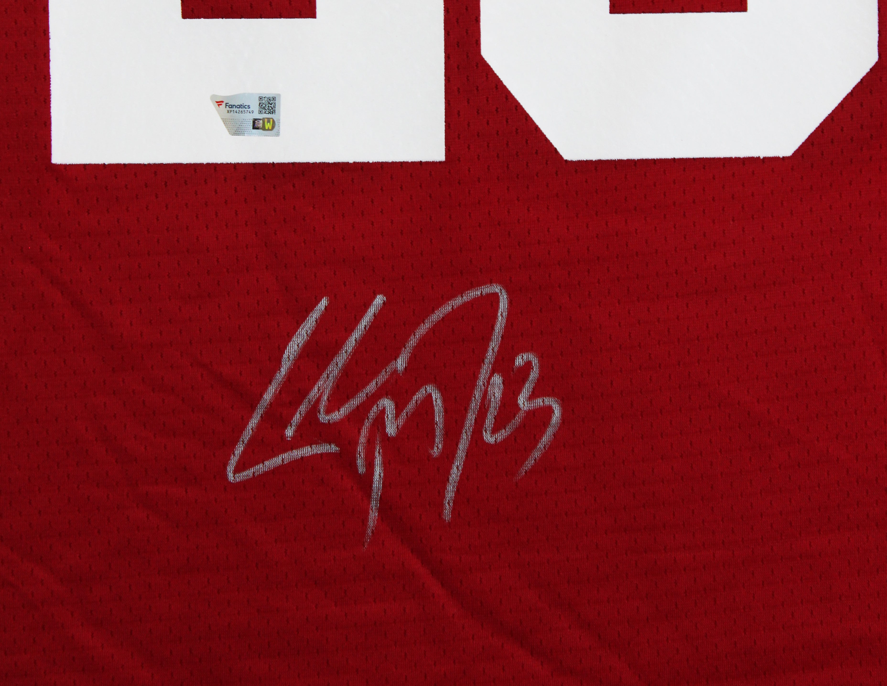 49ers Christian McCaffrey Signed Red Fanatics NFL Proline Jersey Fanatics