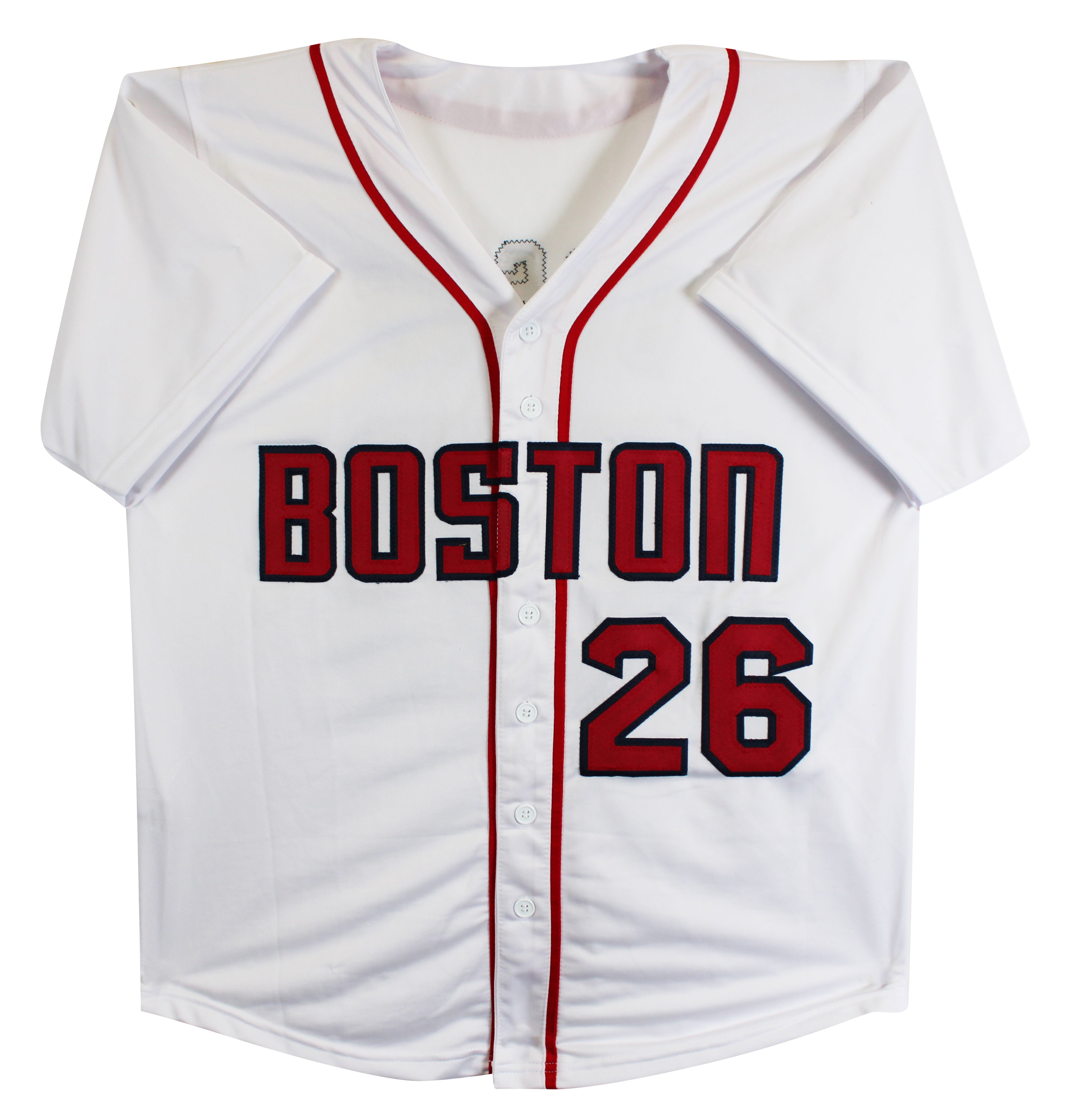 Wade Boggs Authentic Signed White Pro Style Jersey Autographed BAS Witnessed 2