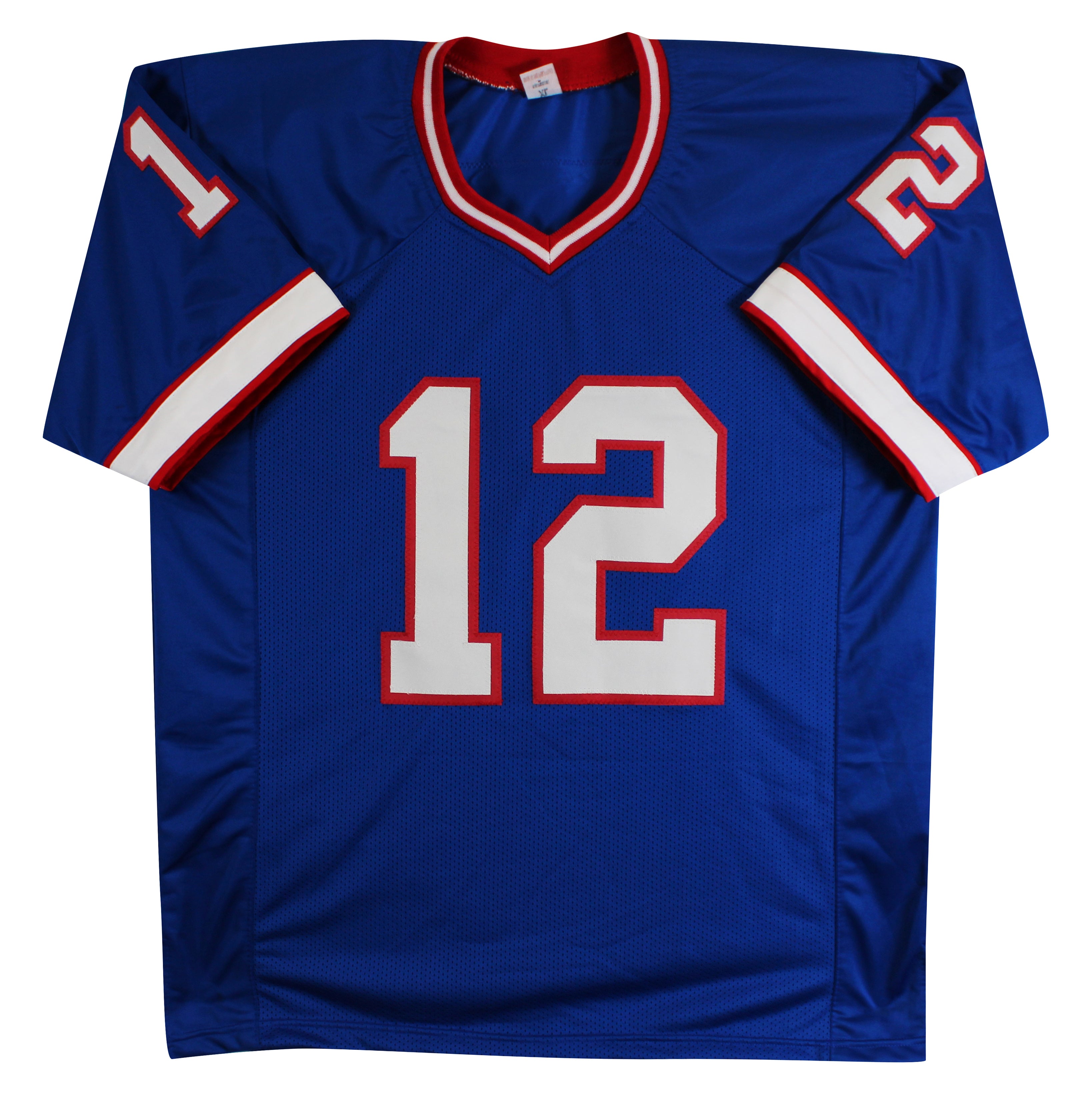 Jim Kelly Authentic Signed Blue Pro Style Jersey Autographed BAS Witnessed 2