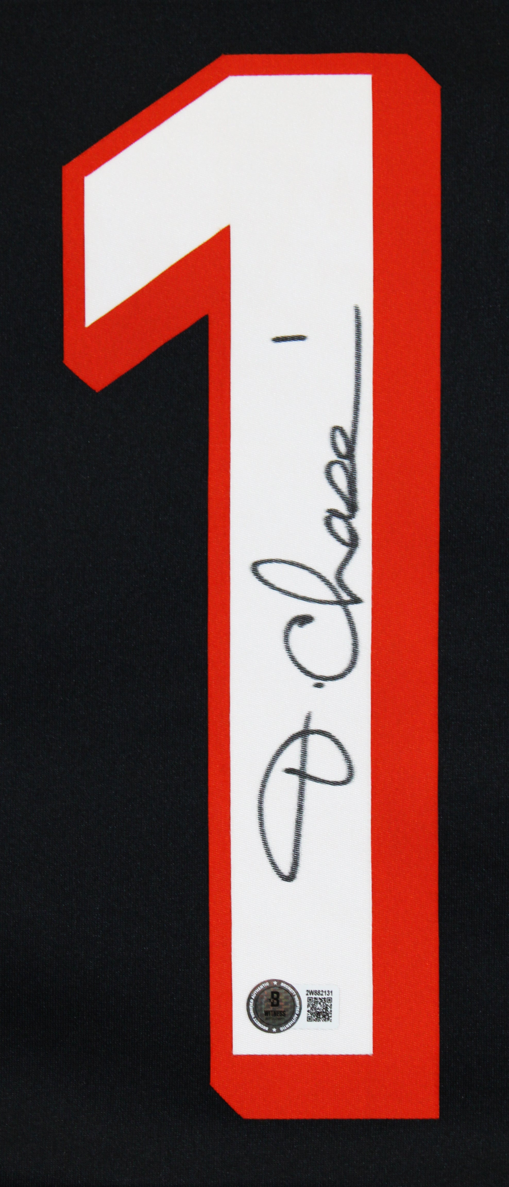 Bengals Ja'Marr Chase Signed Black Throwback Nike Limited Jersey BAS Witnessed