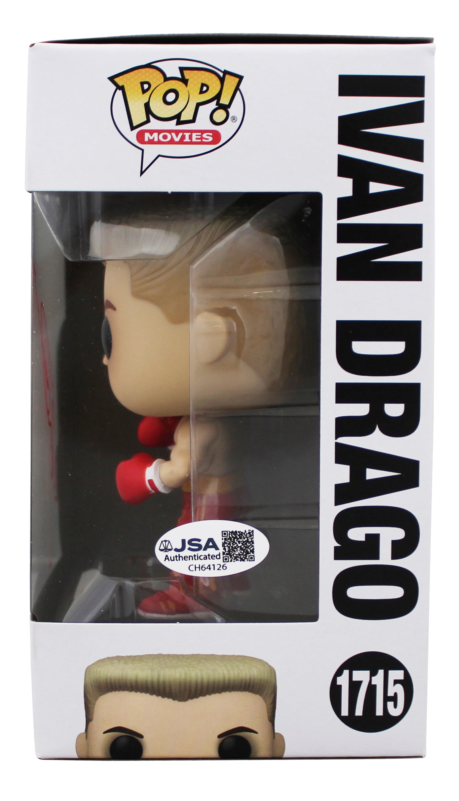 Dolph Lundgren Rocky IV Signed Ivan Drago #1715 Funko Pop Figure JSA #CH64126