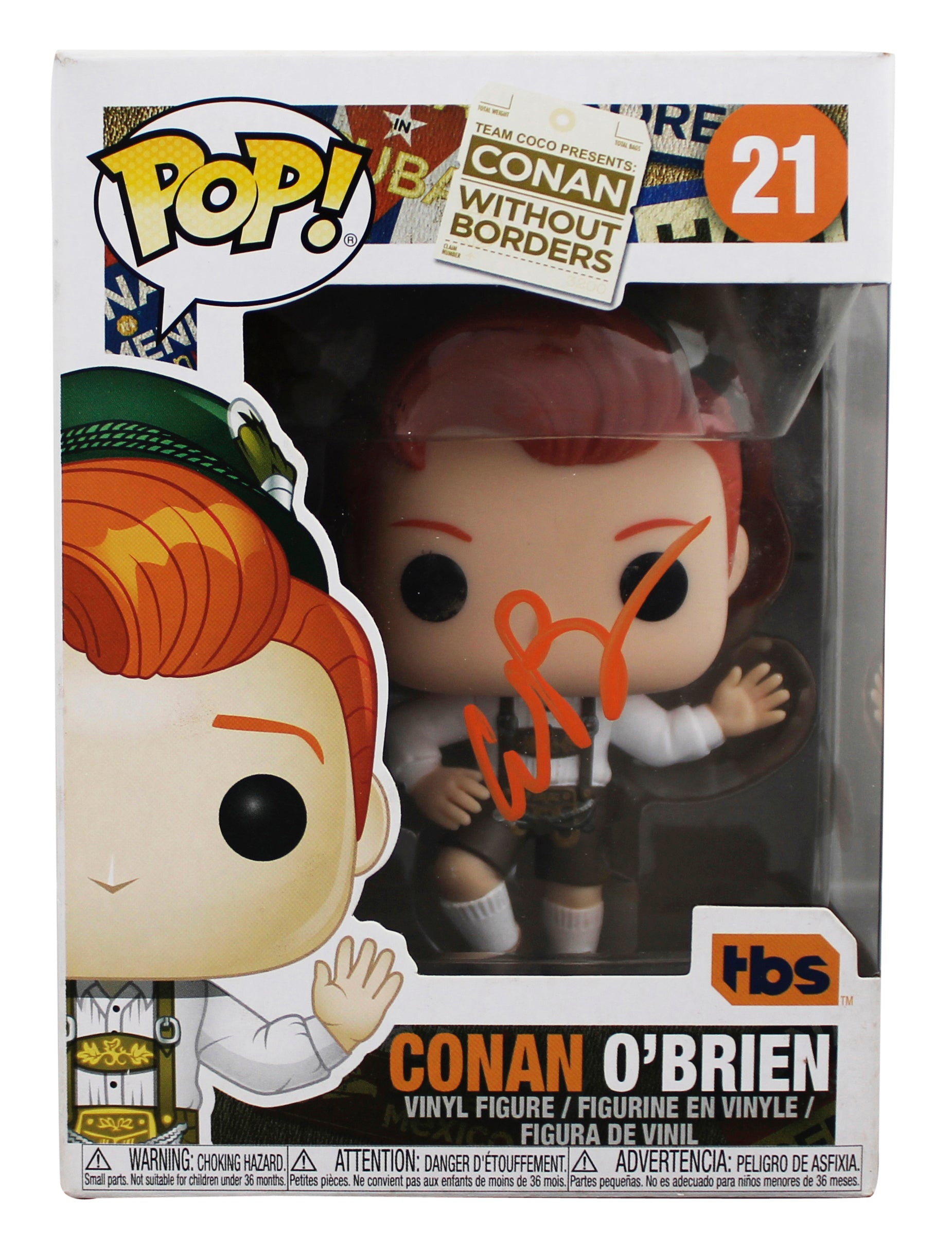 Conan O'Brien Signed Bavarian Conan #21 Funko Pop Vinyl Figure JSA #CH64112