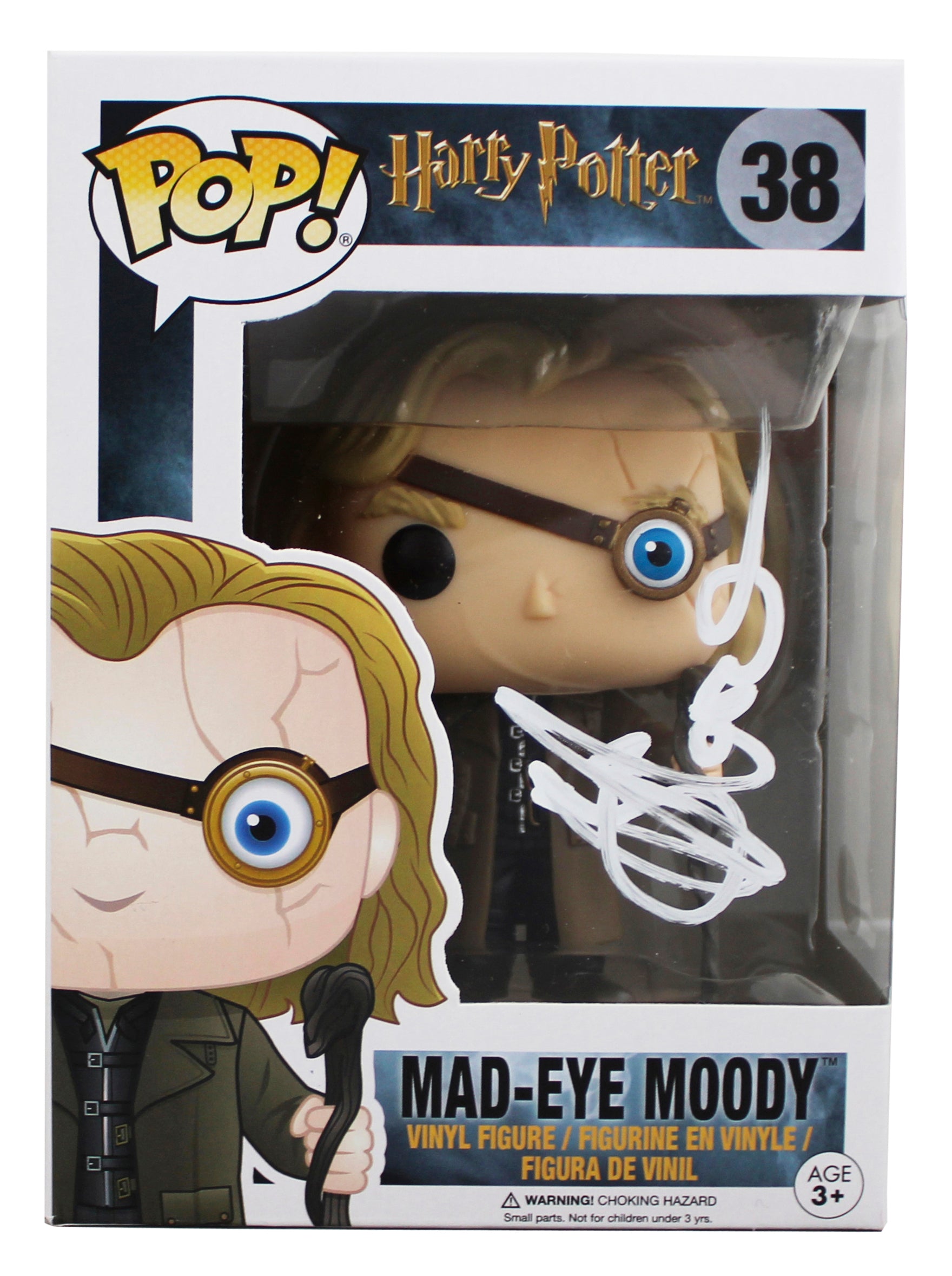 Brendan Gleeson Harry Potter Signed Mad-Eye Moody #38 Funko Pop Vinyl Figure JSA