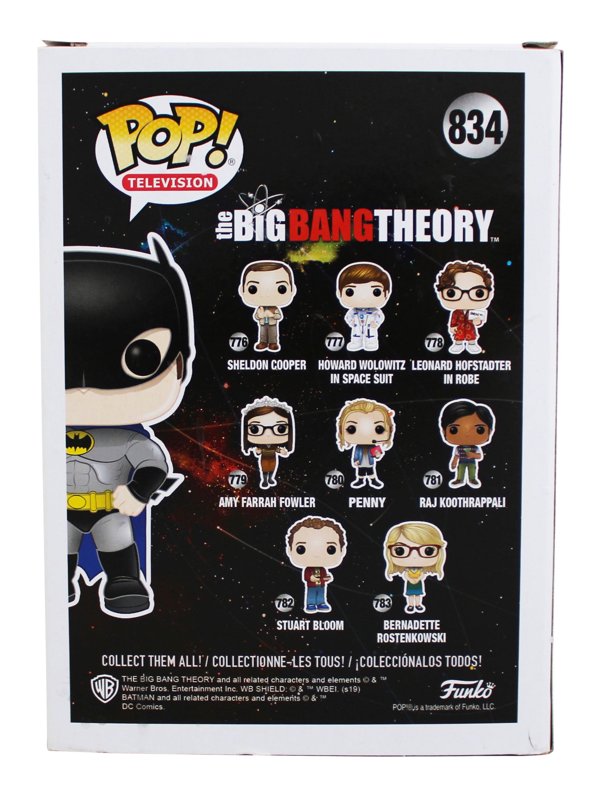 Simon Helberg The Big Bang Theory Signed Howard #834 Funko Pop Vinyl Figure JSA