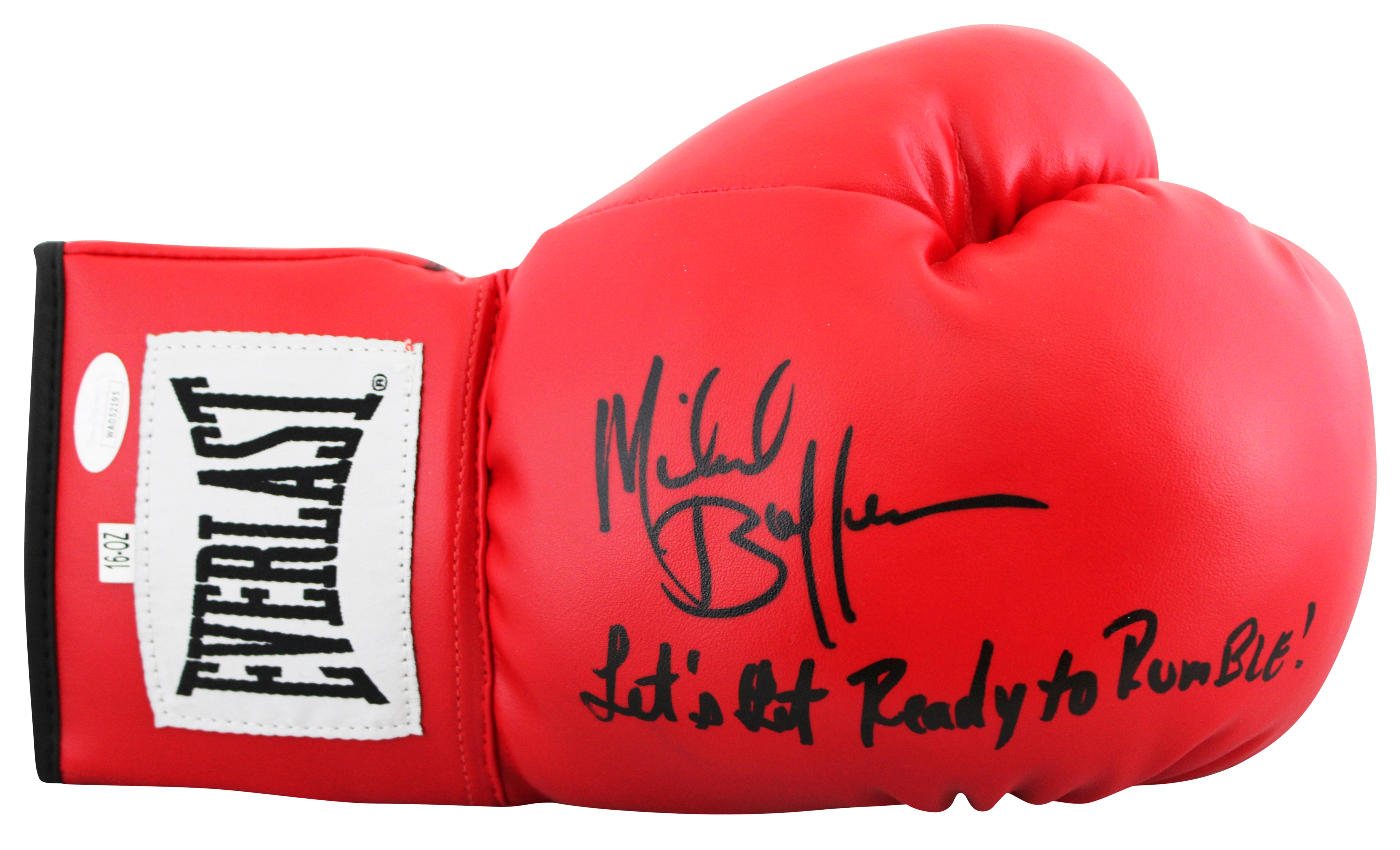 Michael Buffer "Let's Get Ready to Rumble!" Signed Everlast Boxing Glove JSA 2