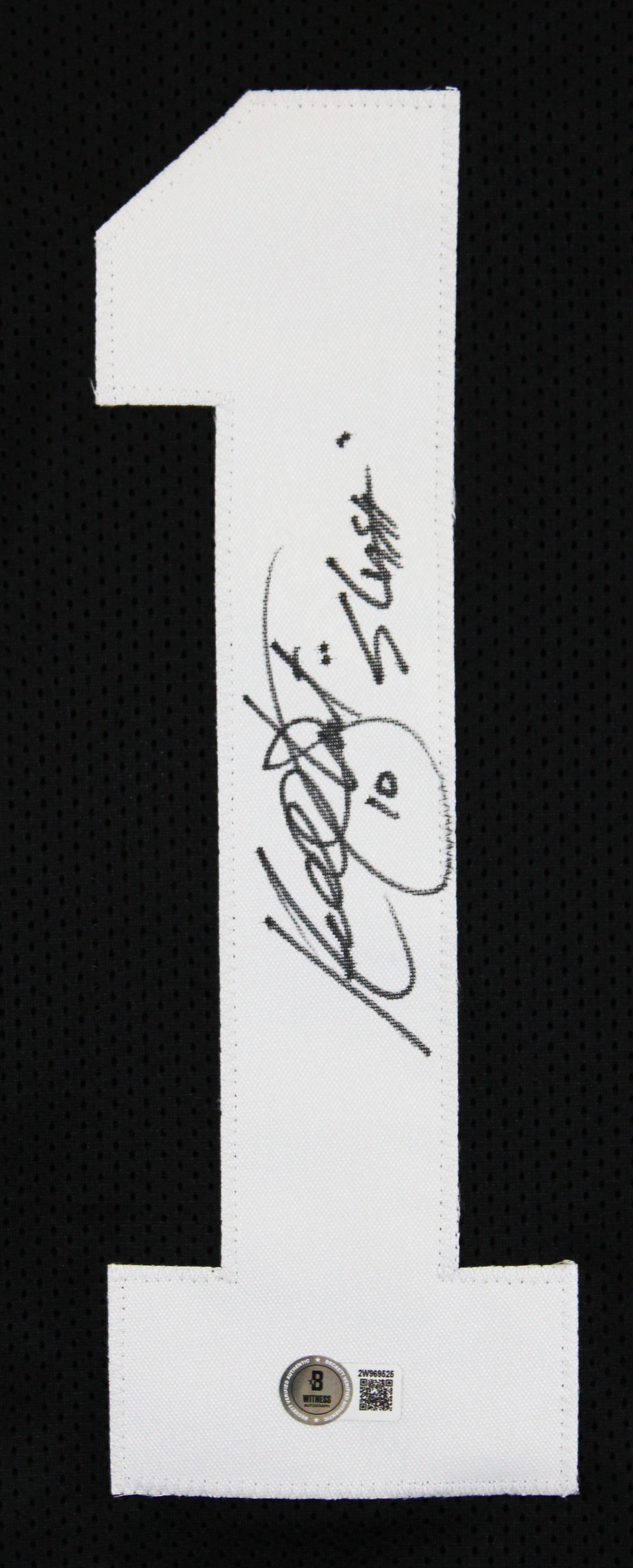 Kordell Stewart "Slash" Authentic Signed Black Pro Style Jersey BAS Witnessed