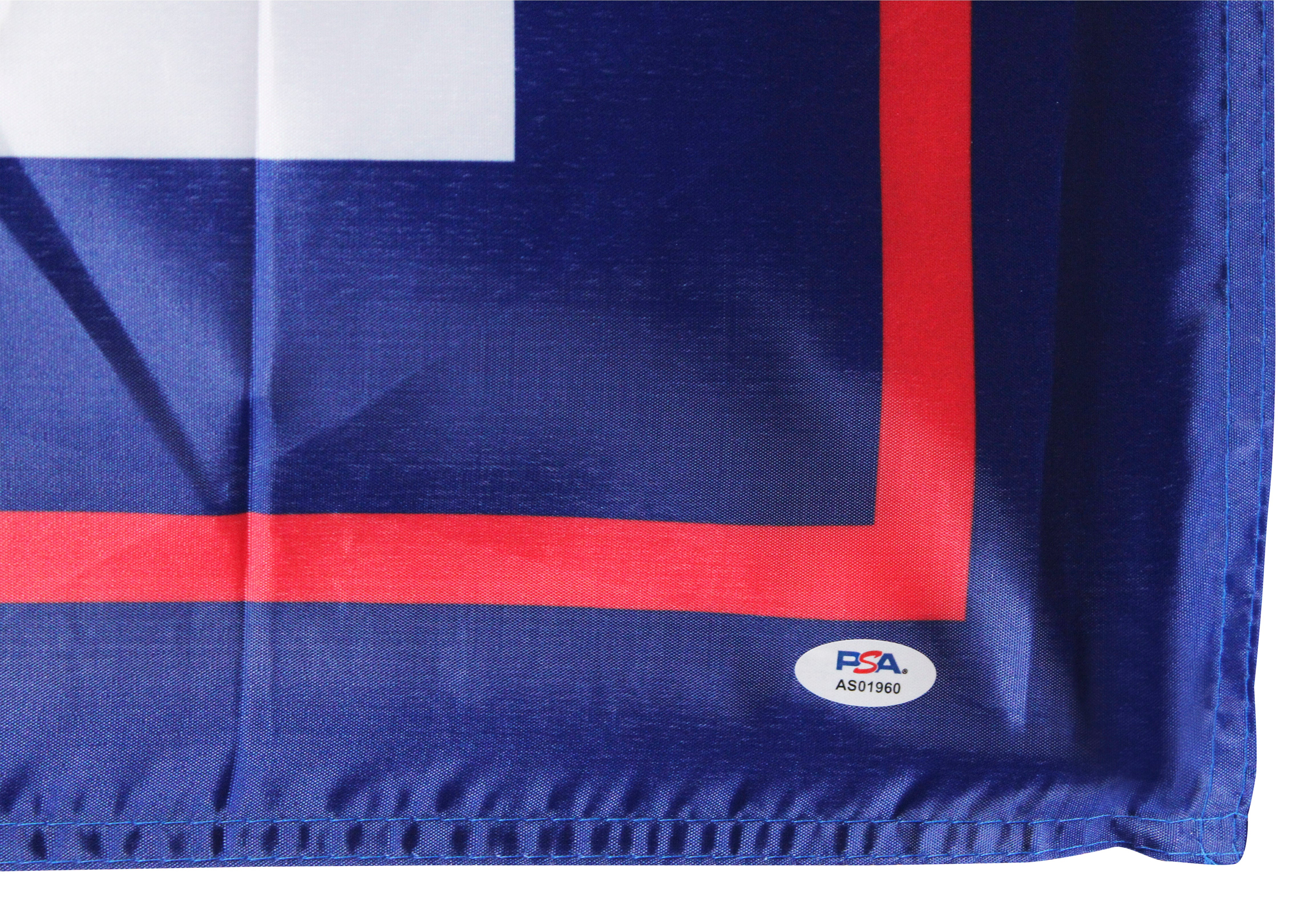 Donald J. Trump Signed 36x60 Trump Vance Campaign Flag PSA/DNA #AS01960