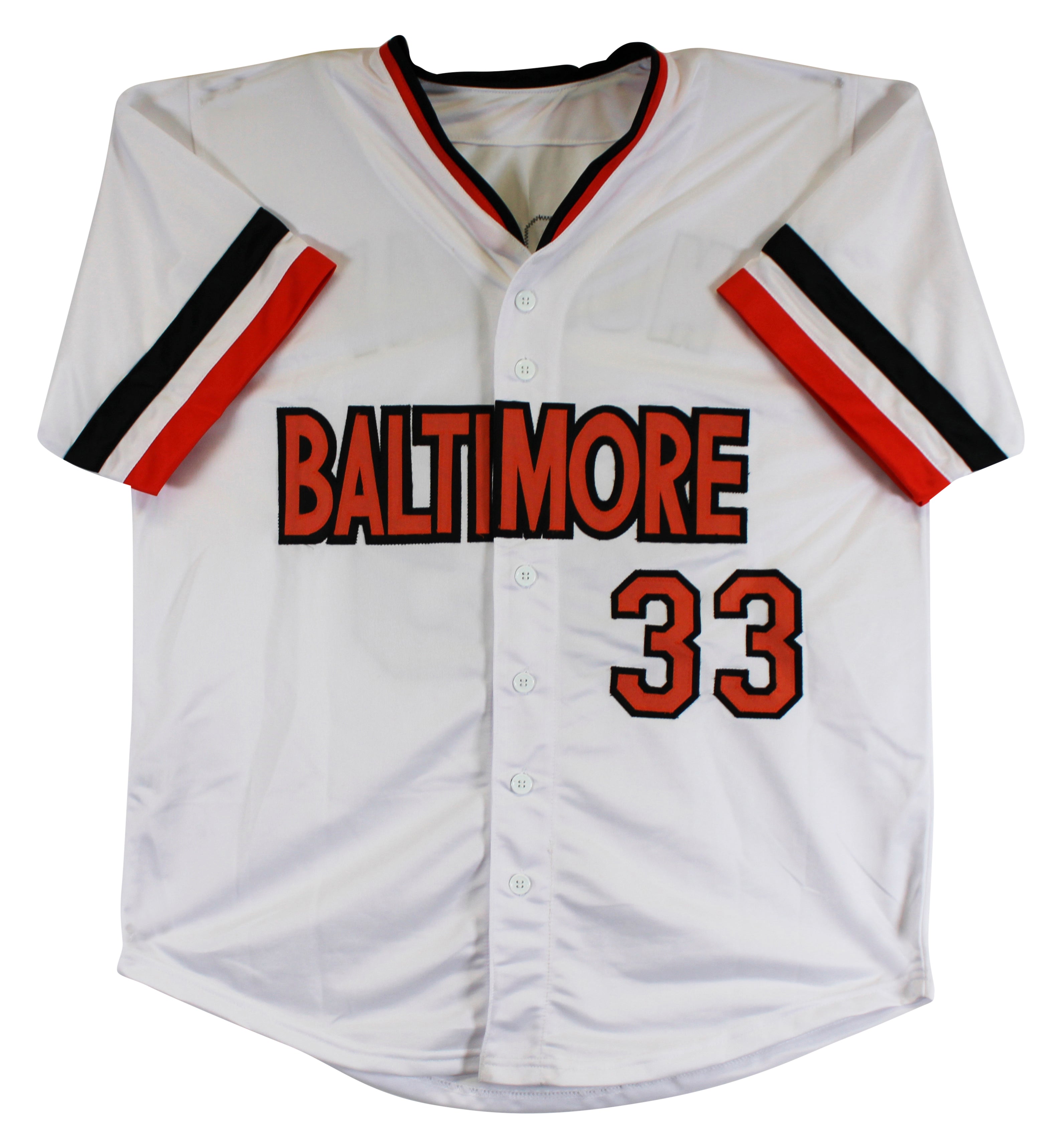 Eddie Murray "HOF 03" Authentic Signed White Pro Style Jersey BAS Witnessed