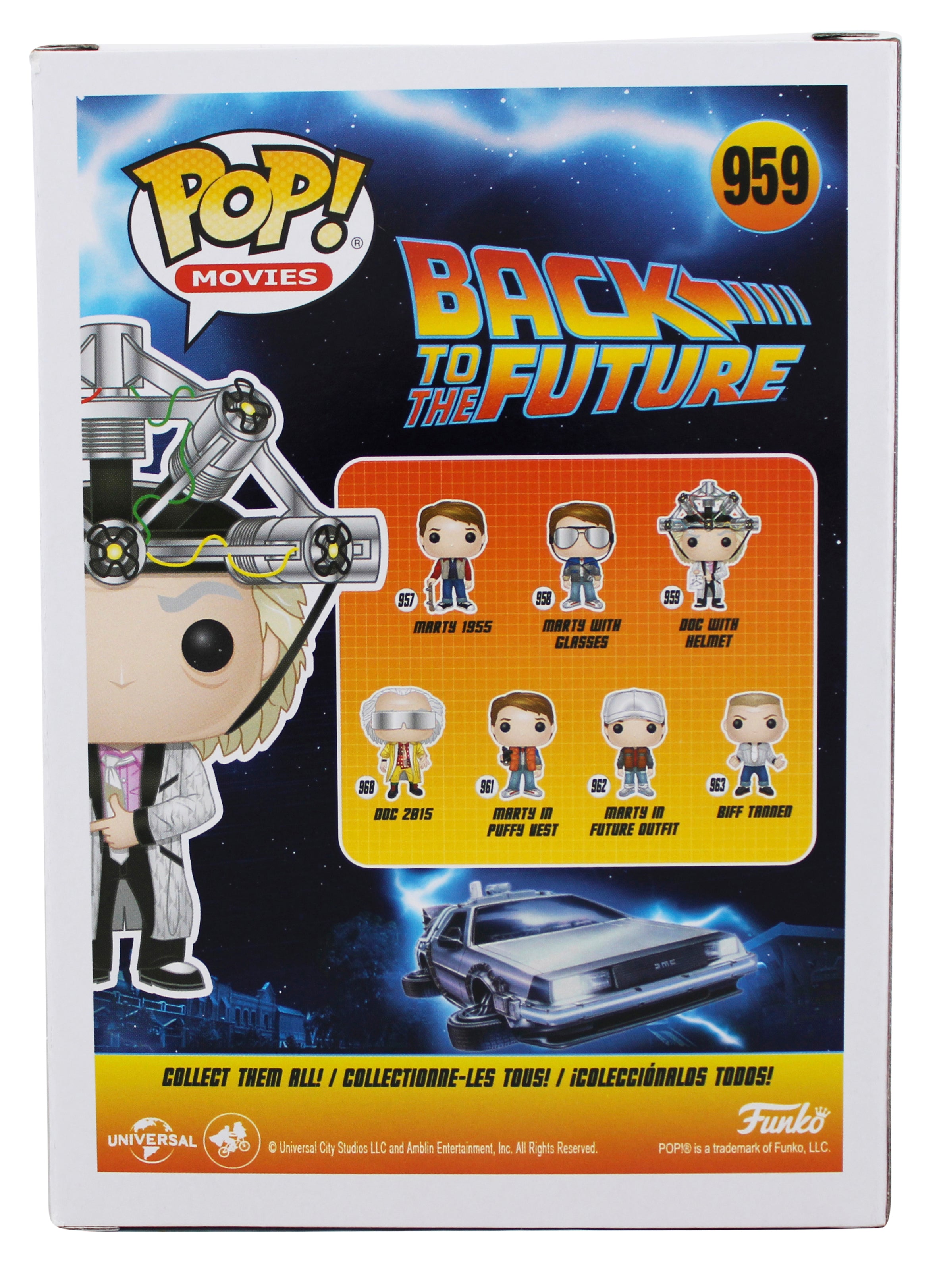 Christopher Lloyd Back To The Future Signed #959  Funko Pop Vinyl Figure BAS 3