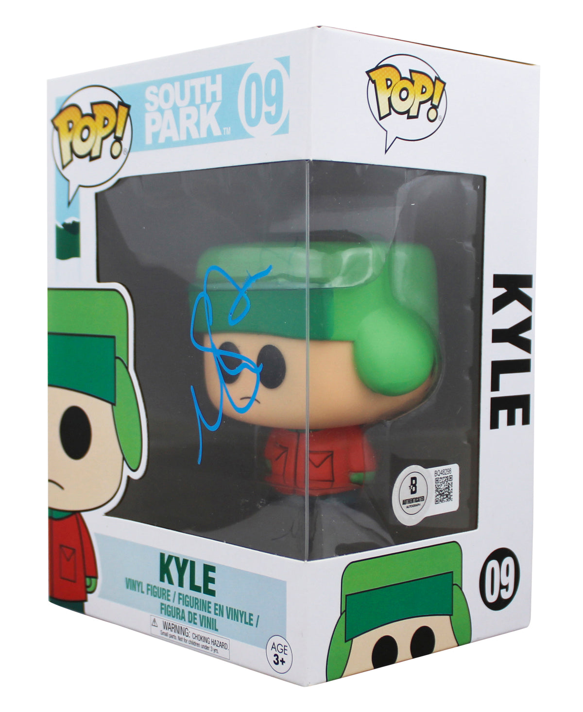 Matt Stone South Park Signed Kyle #09 Funko Pop Vinyl Figure BAS #BQ48298