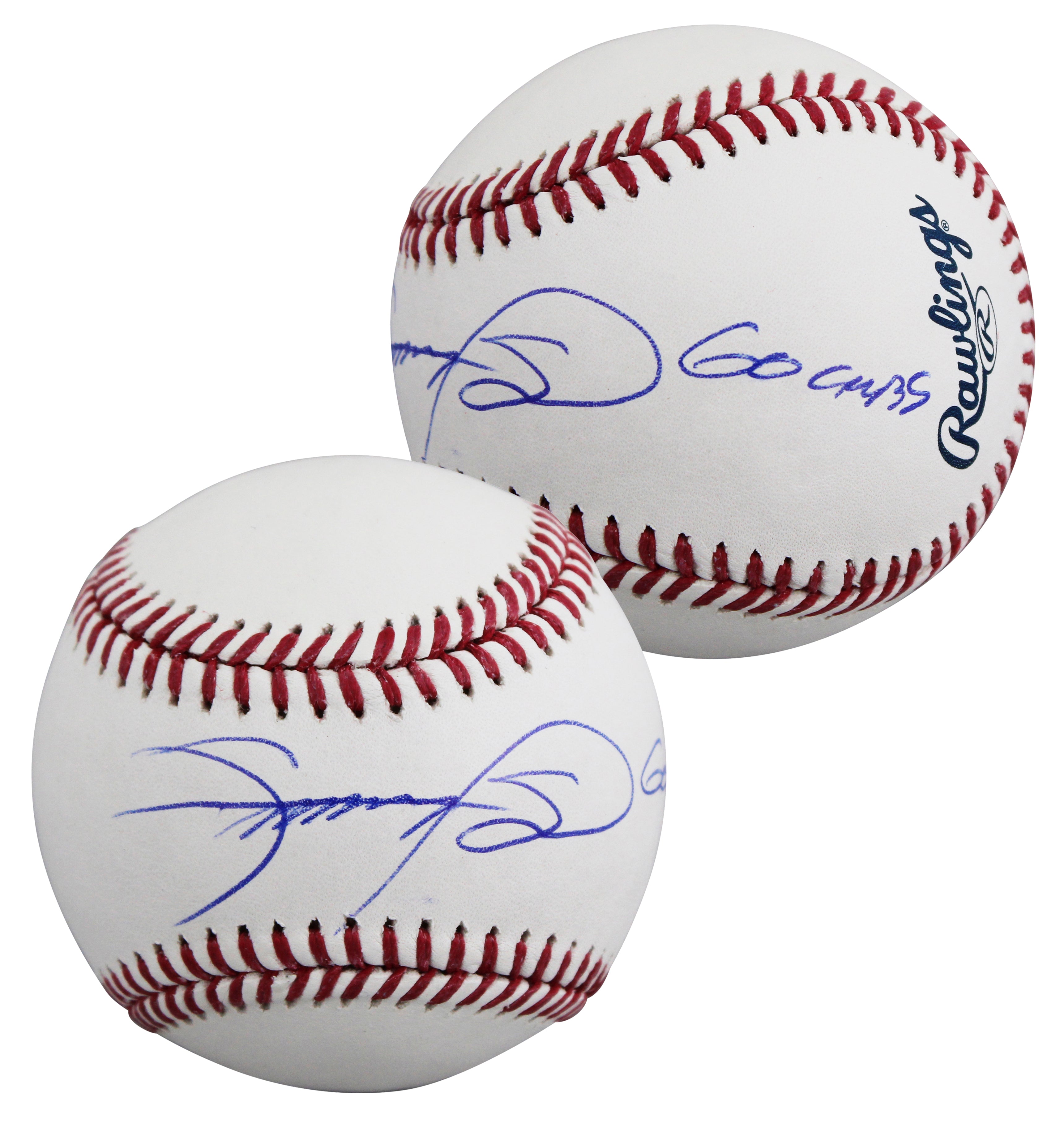 Cubs Sammy Sosa "Go Cubs" Authentic Signed Manfred OML Baseball JSA Witness