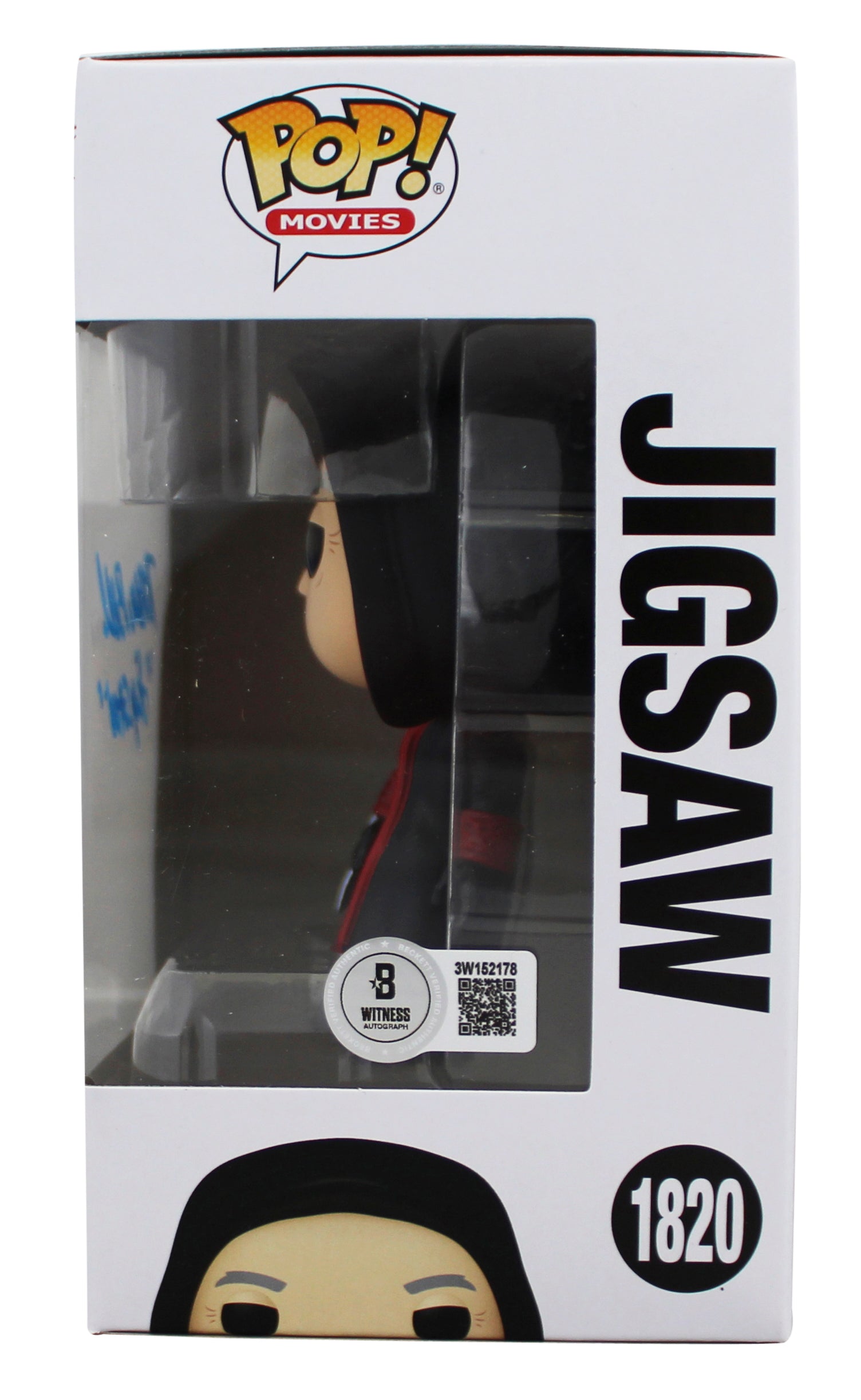 Tobin Bell Saw "Jigsaw" Authentic Signed Jigsaw #1820 Funko Pop Vinyl Figure BAS