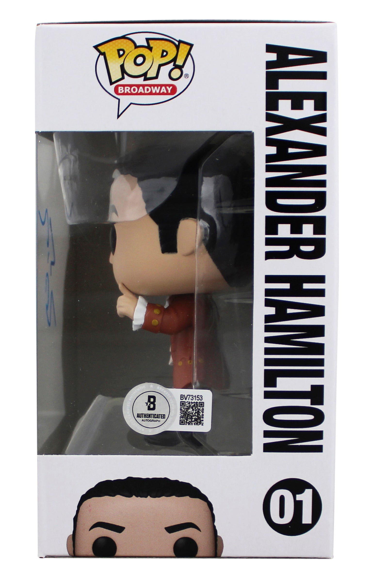 Lin-Manuel Miranda Signed Alexander Hamilton Funko Pop Vinyl Figure BAS #BV73153