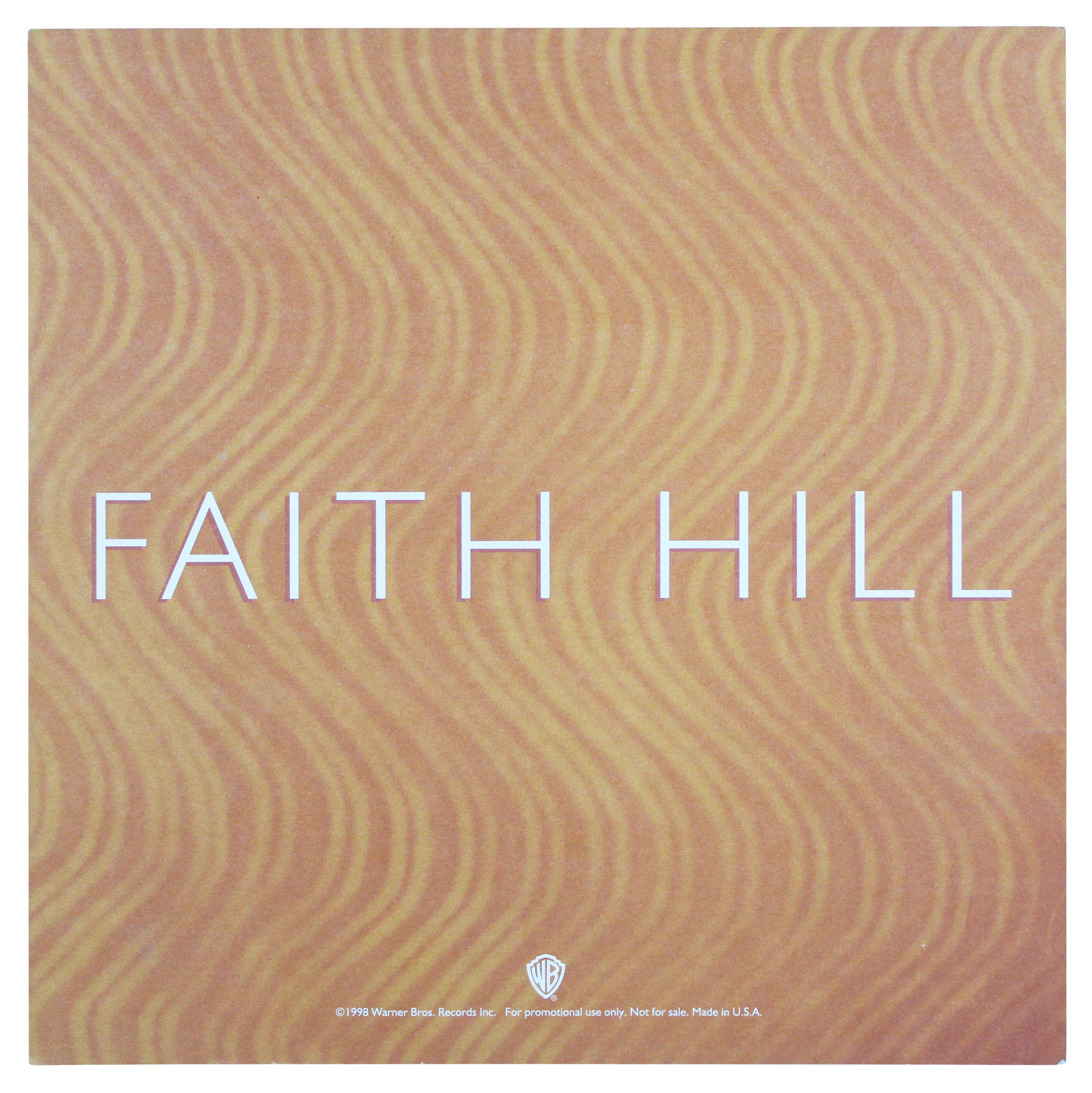 Faith Hill Authentic Signed Faith Album Flat Autographed JSA #CL51548