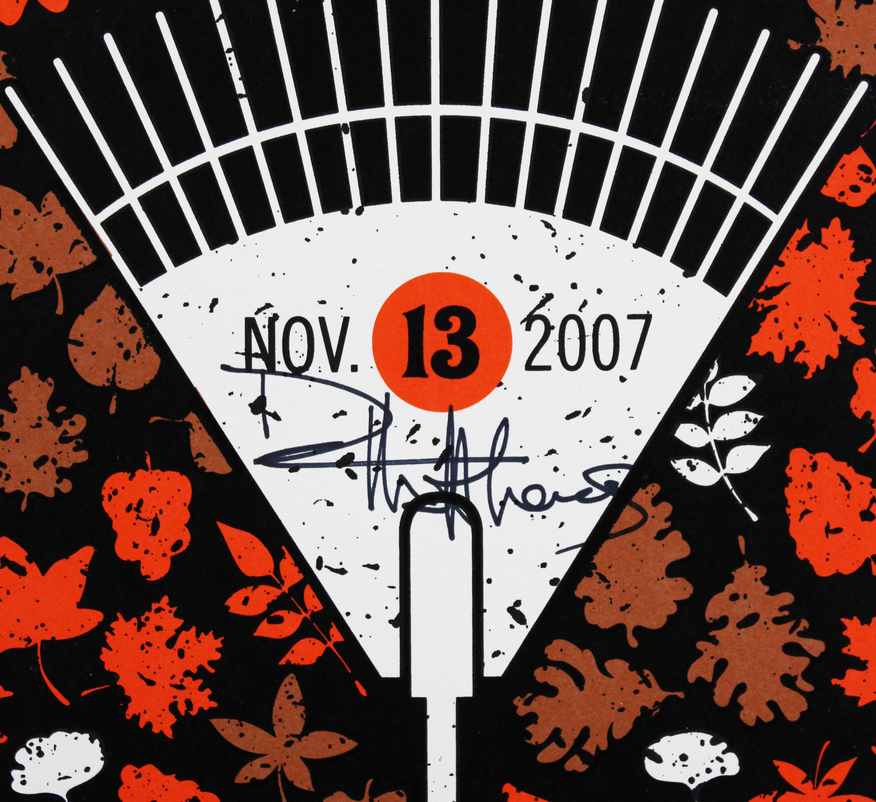 Dave Matthews DMB Signed 2007 Izod Center 19x25 Poster LE #466/800 JSA #ZZ66505