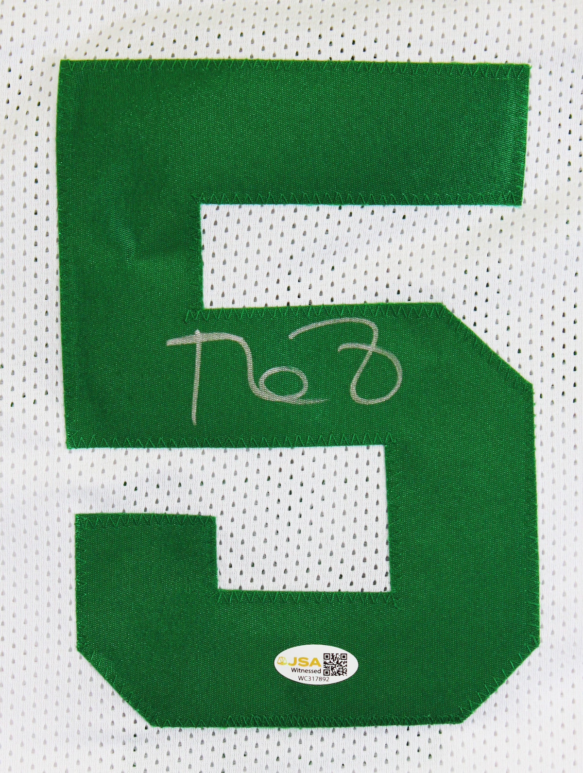 Kevin Garnett Authentic Signed White Pro Style Jersey Autographed JSA Witness