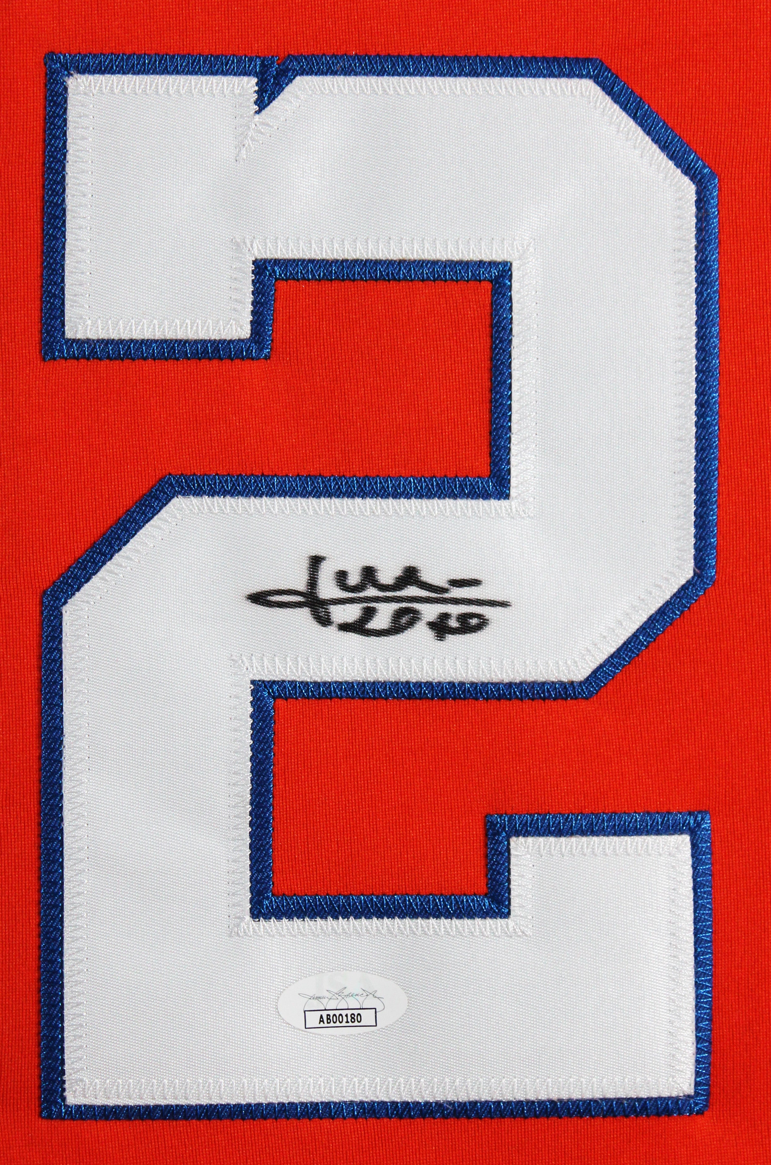 Juan Soto Authentic Signed Orange Pro Style Framed Jersey Autographed JSA