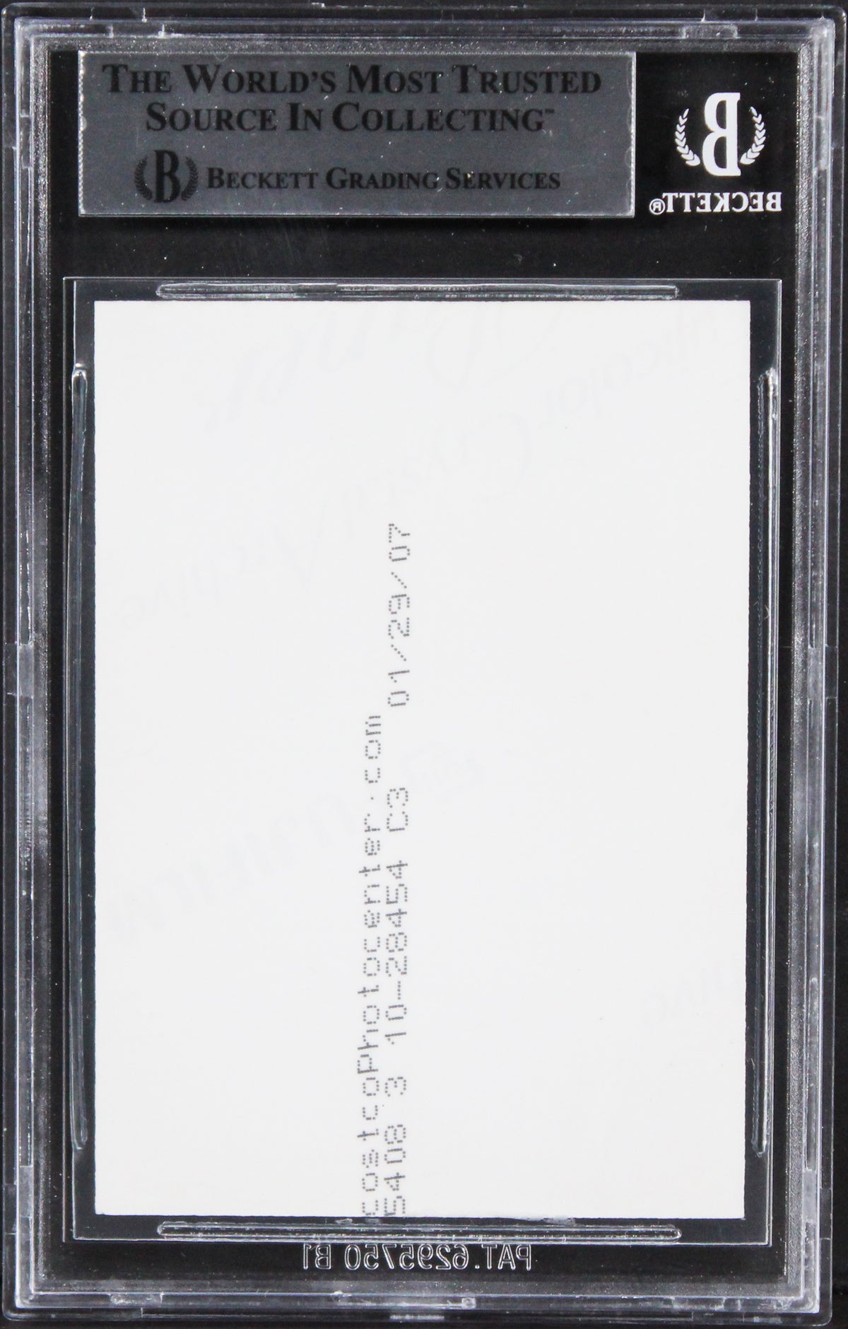 Ronnie Faulk Star Wars W/ Inscription Signed Custom Trading Card BAS Slabbed 2