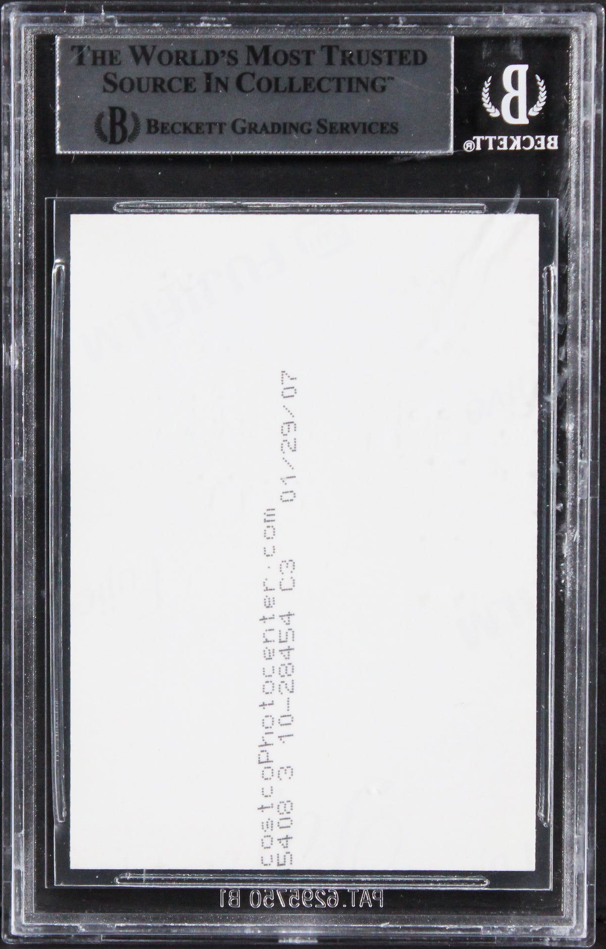 Ronnie Faulk Star Wars W/ Inscription Signed Custom Trading Card BAS Slabbed 3