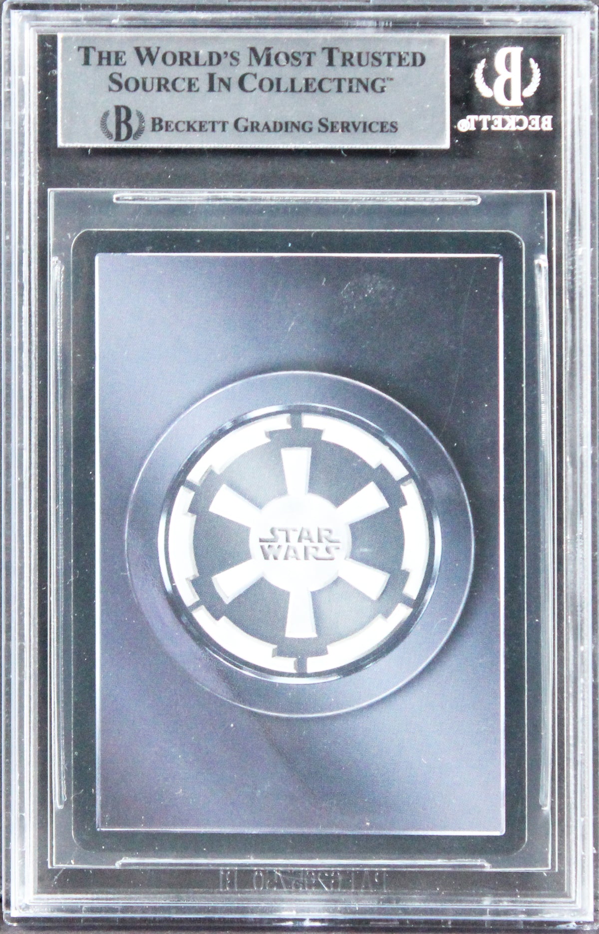 Star Wars (2) Baker & Freeborn Signed 1996 SW A New Hope #7 Card BAS Slabbed