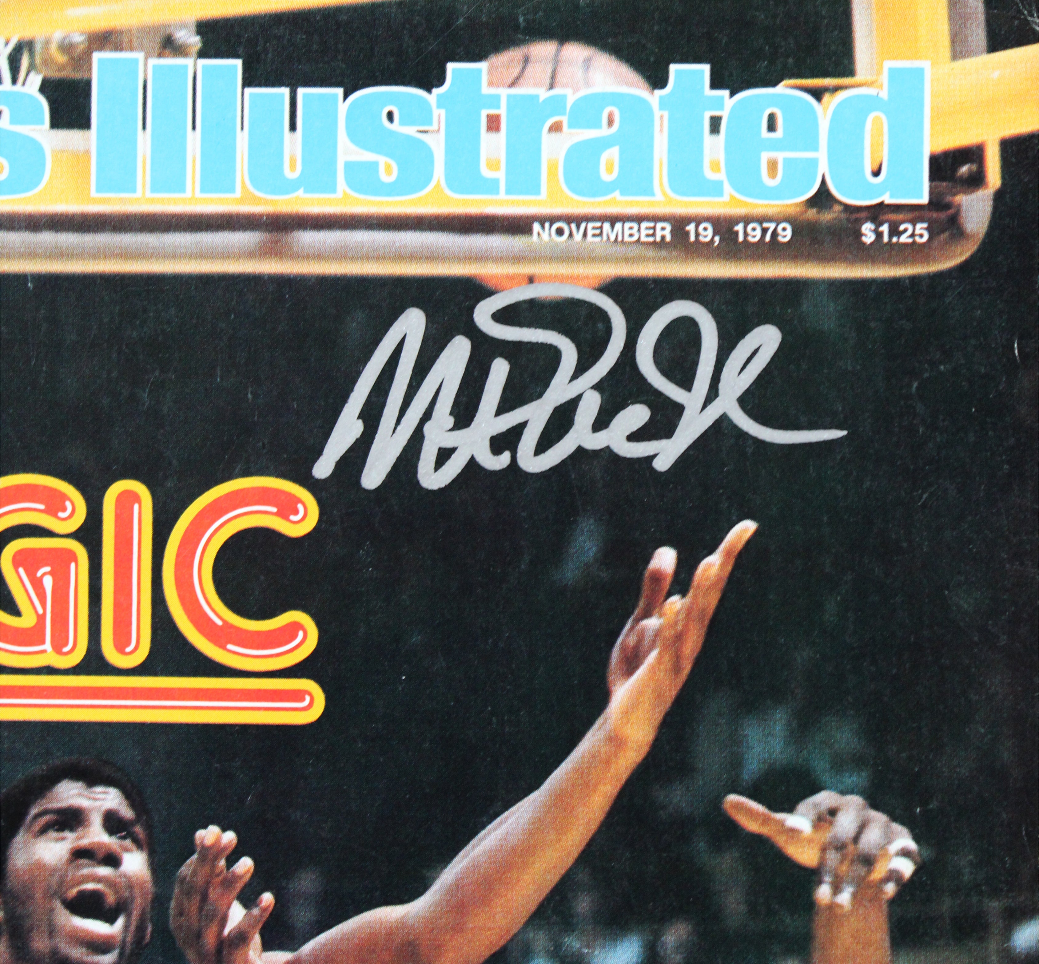 Lakers Magic Johnson Signed 1979 Sports Illustrated Magazine BAS Wit #3W387221