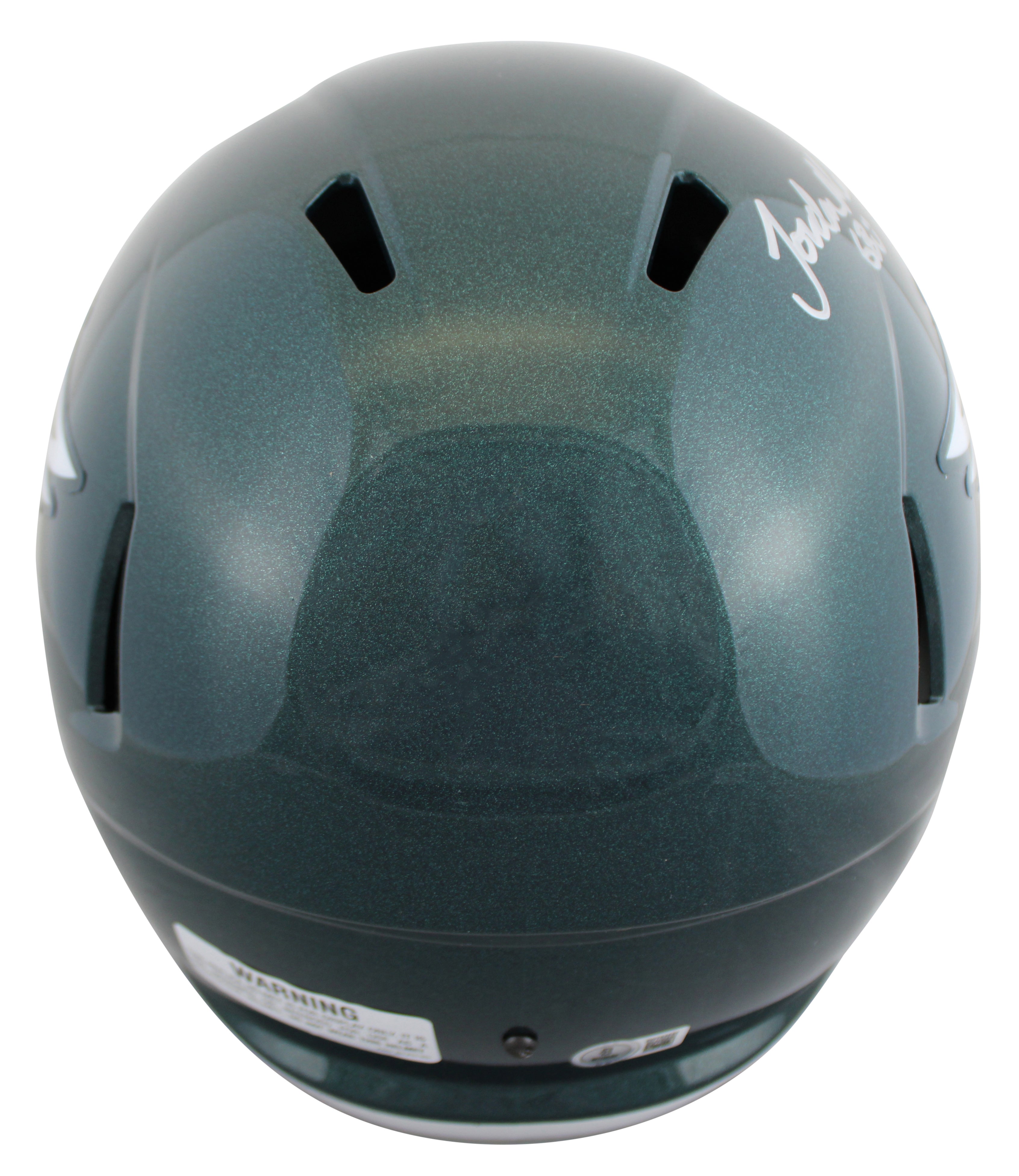 Eagles Jordan Mailata Signed Full Size Speed Rep Helmet W/ Case BAS Witnessed