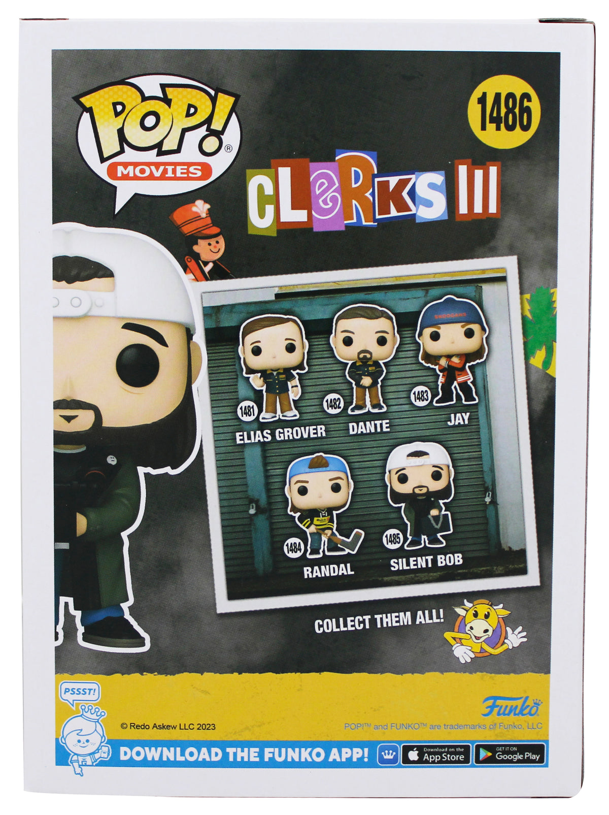 Kevin Smith Clerks III Authentic Signed #1486 Funko Pop Vinyl Figure BAS 2