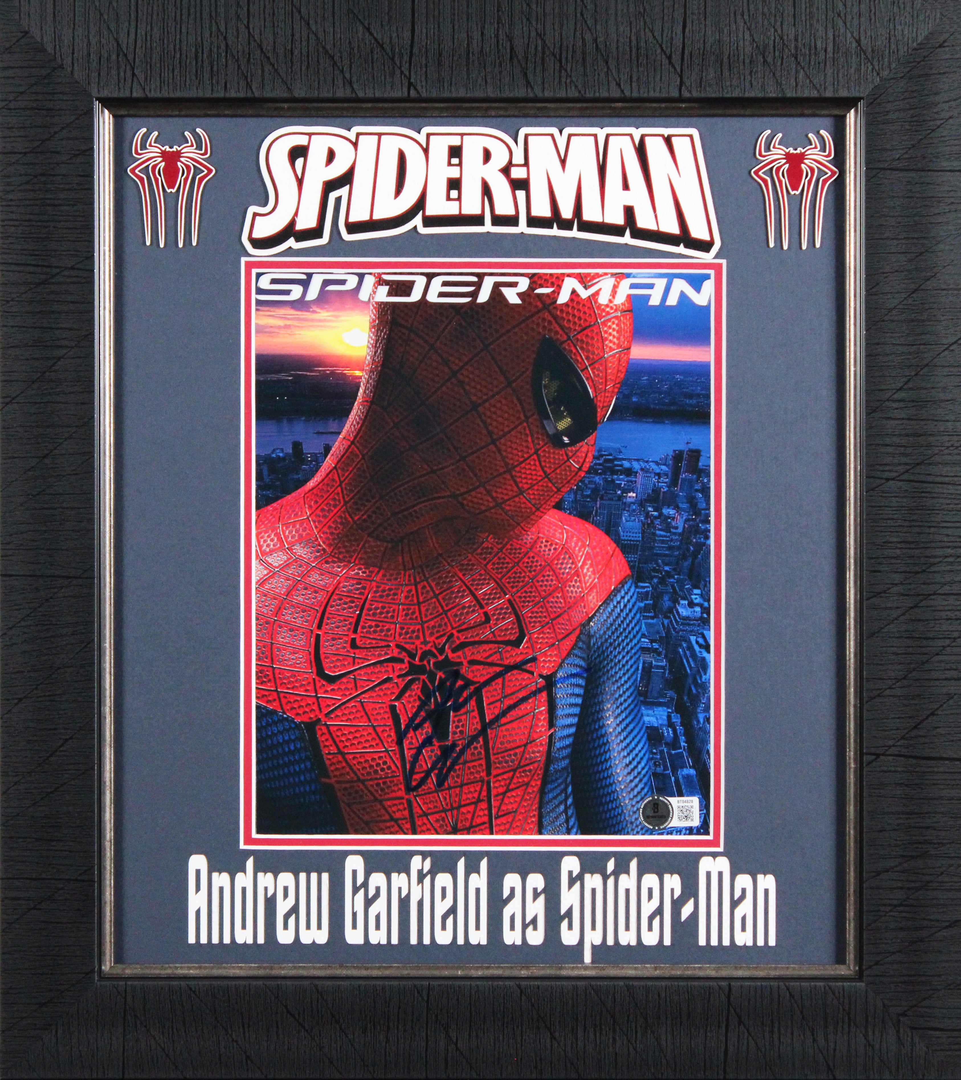 Andrew Garfield The Amazing Spider-Man Signed 8x10 Framed Photo BAS #BT04828