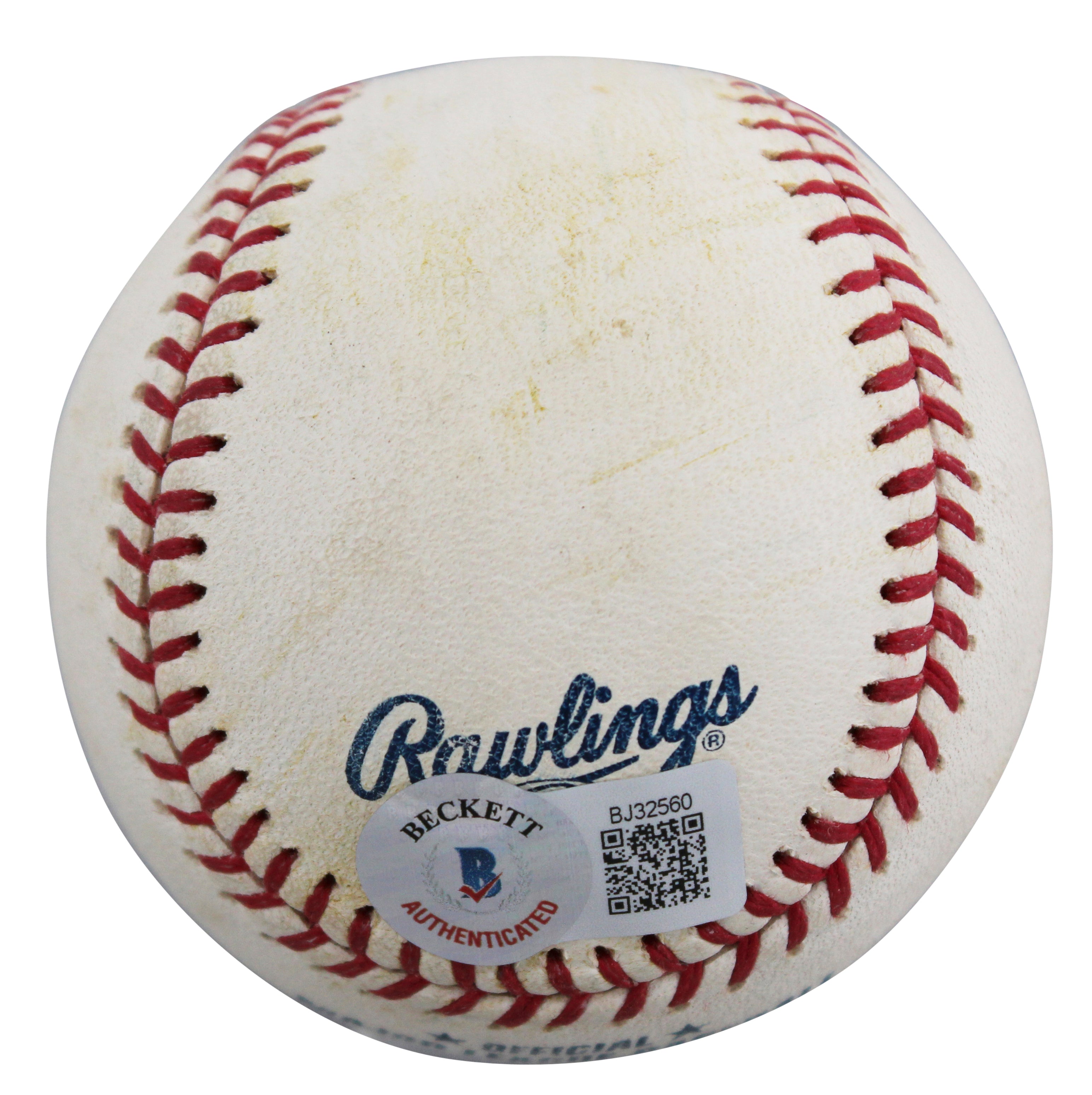 Rangers Francisco Cordero Authentic Signed Selig OML Baseball BAS #BJ32560