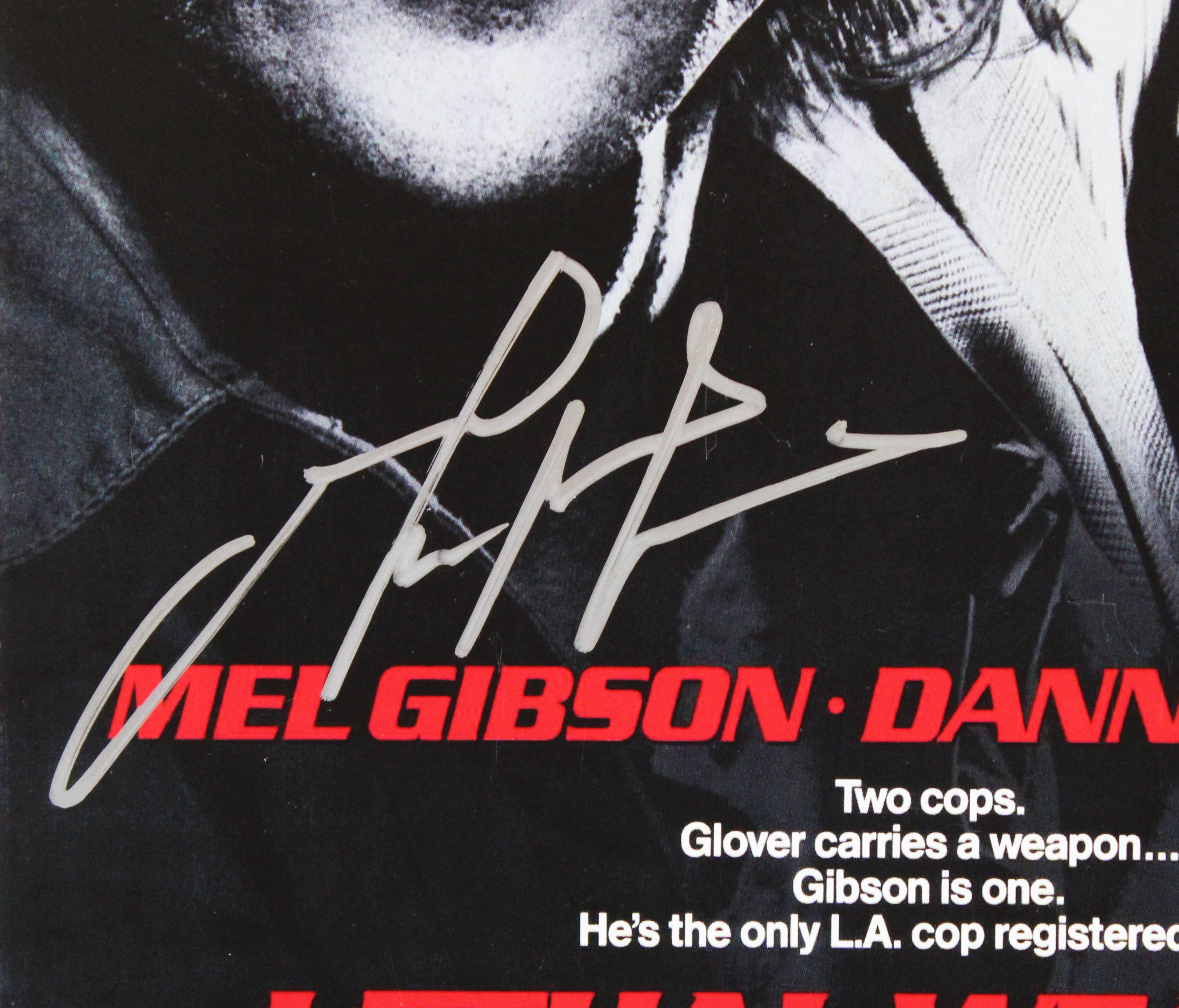 Mel Gibson Lethal Weapon Authentic Signed 11x17 Mini Movie Poster Photo BAS