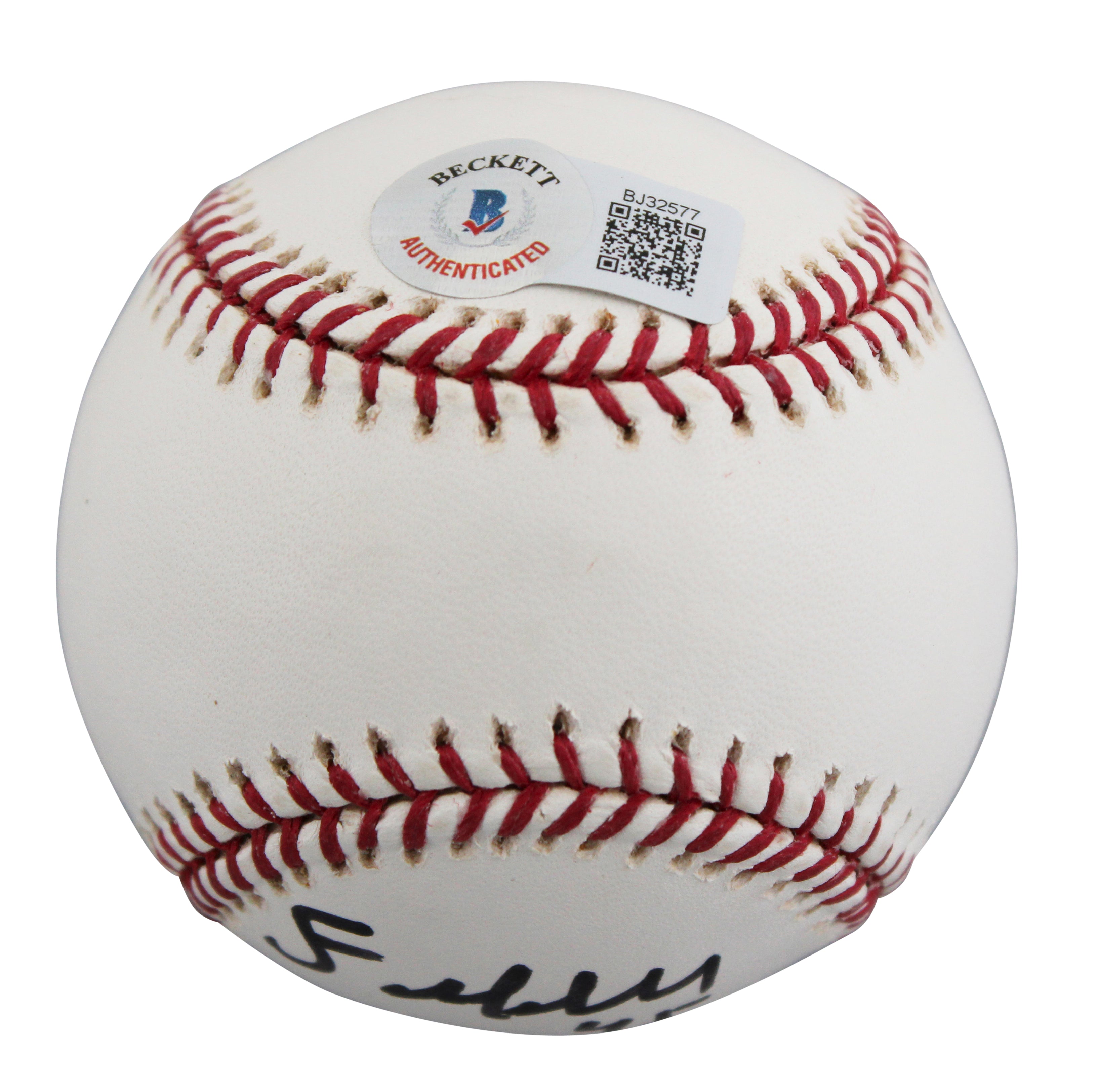 Cubs Sean Marshall Authentic Signed Selig OML Baseball BAS #BJ32577