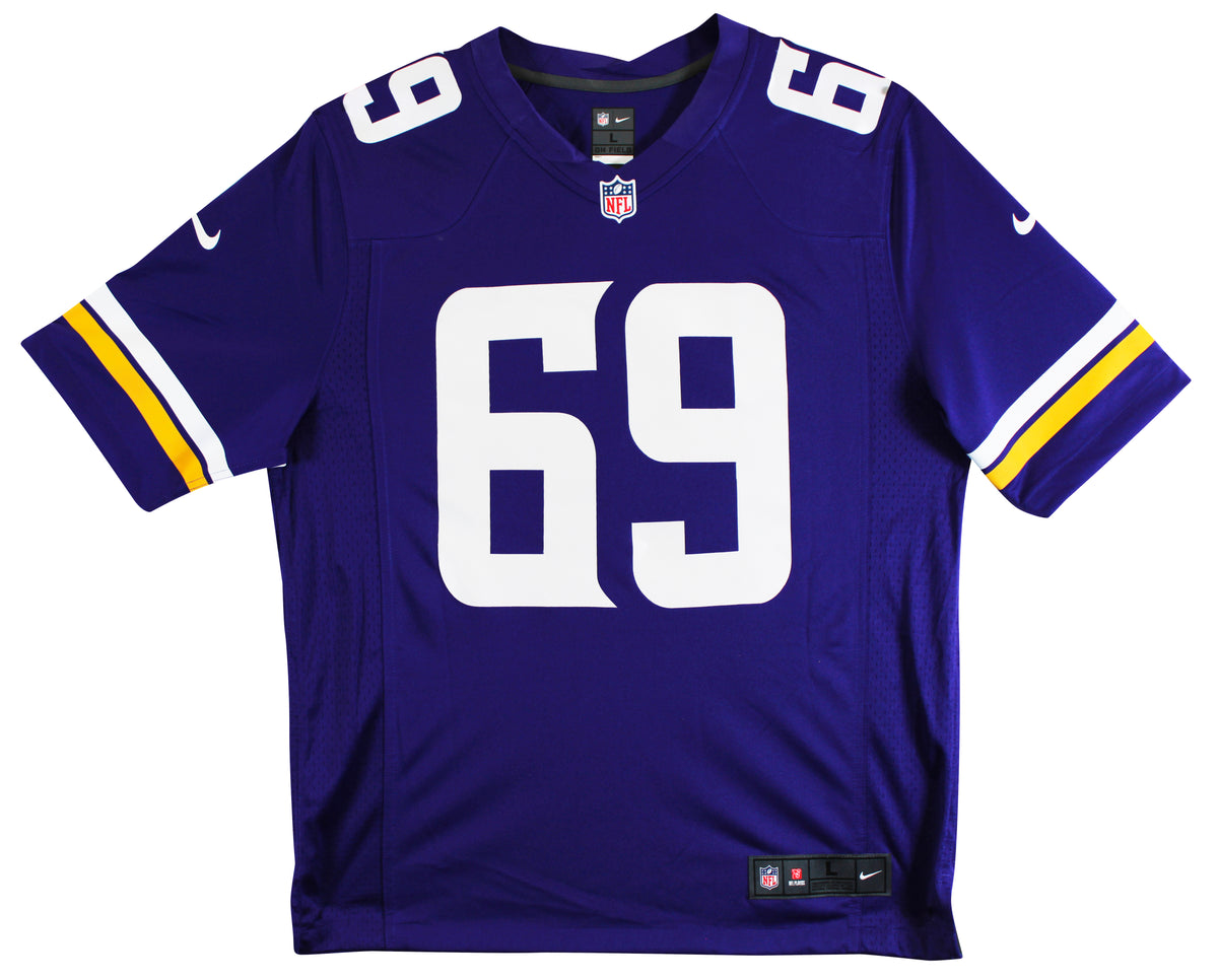 Vikings Jared Allen "6x Insc" Signed Purple Nike Limited Jersey BAS Witnessed