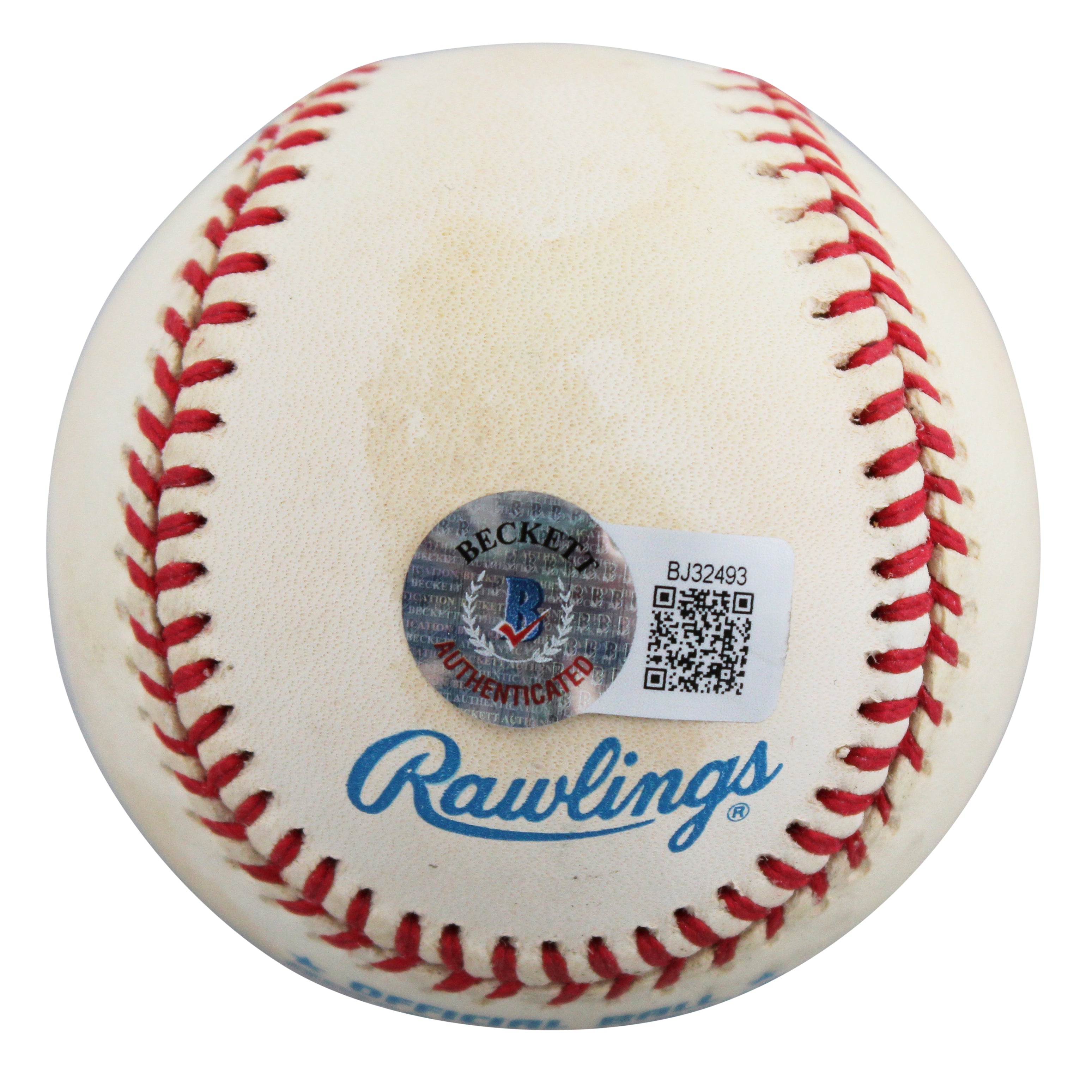 Patriots Irving Fryar Authentic Signed Budig OAL Baseball BAS #BJ32493