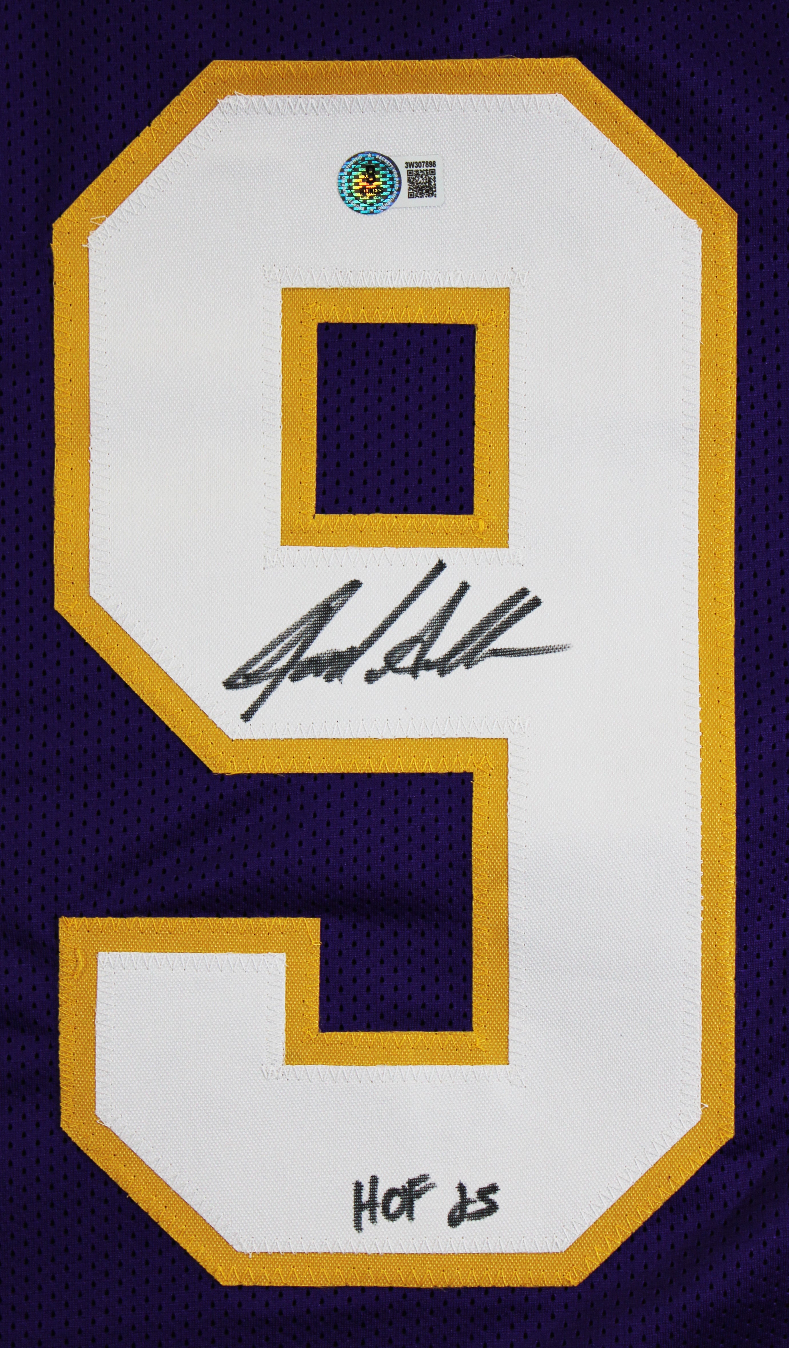 Jared Allen "HOF 25" Signed Purple Pro Style Jersey BAS Witnessed #3W307898