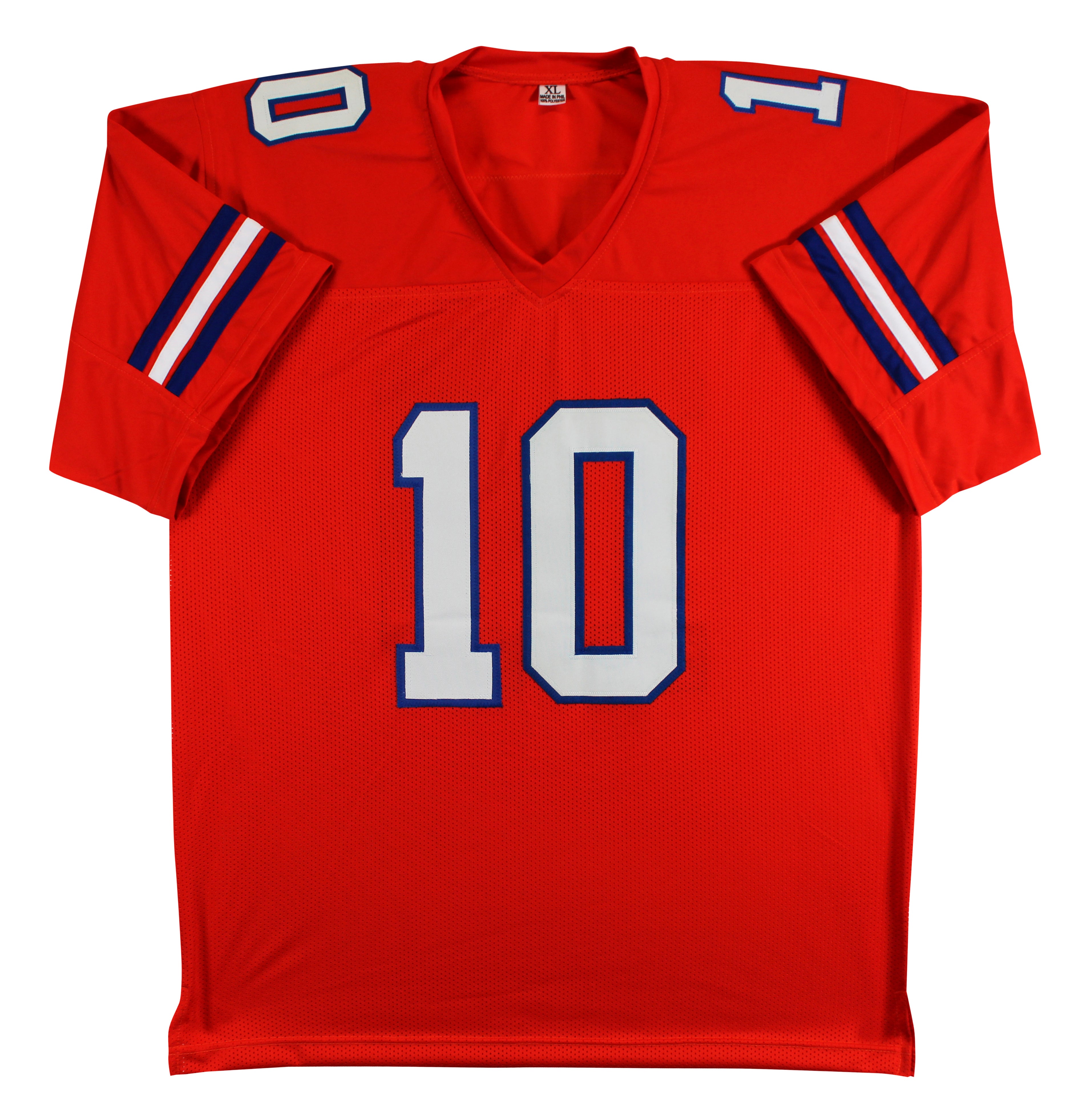 Bo Nix Authentic Signed Orange Throwback Pro Style Jersey BAS Witnessed