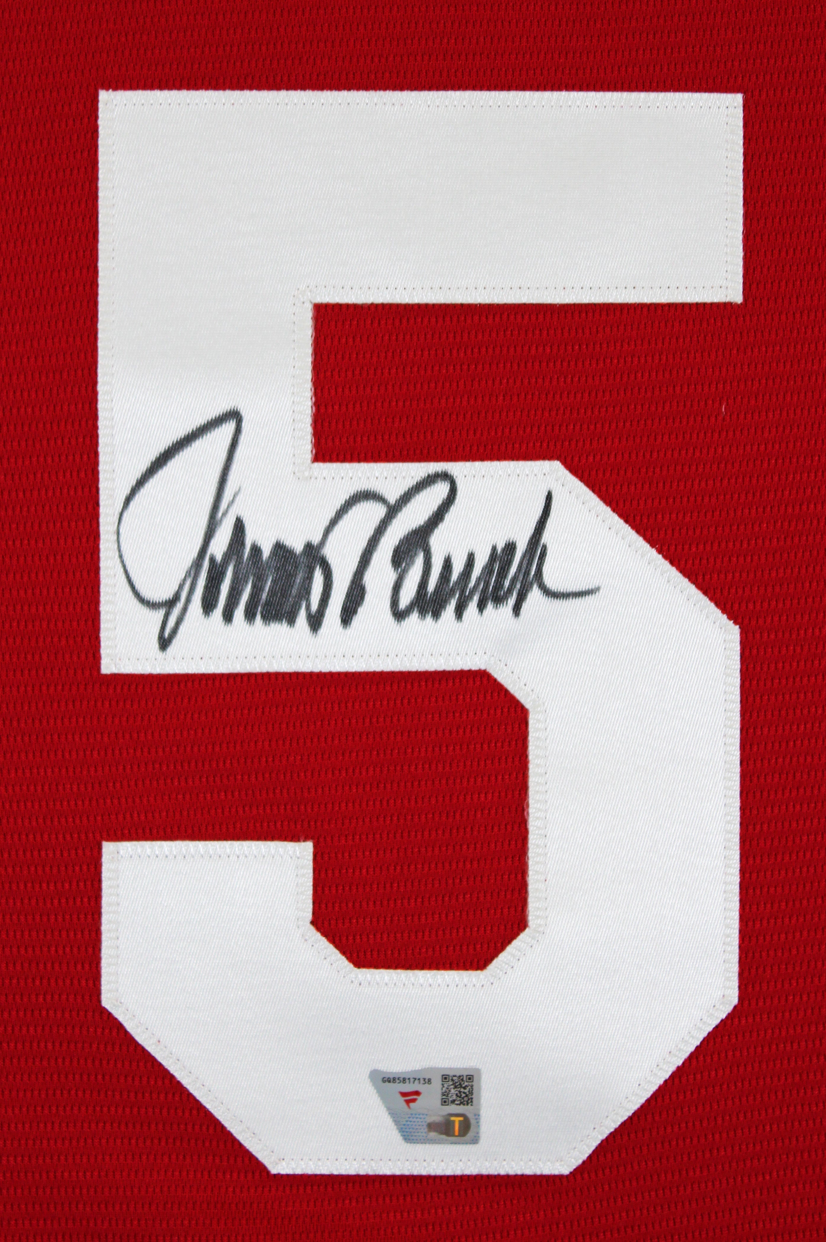 Reds Johnny Bench Authentic Signed Red Majestic Jersey Autographed Fanatics
