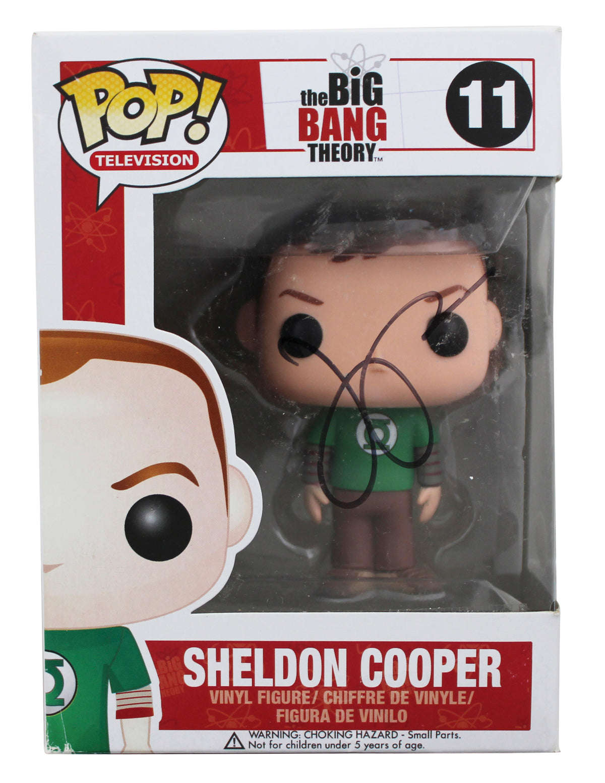 Jim Parsons The Big Bang Theory Signed Sheldon #11 Funko Pop Figure JSA #AU08788