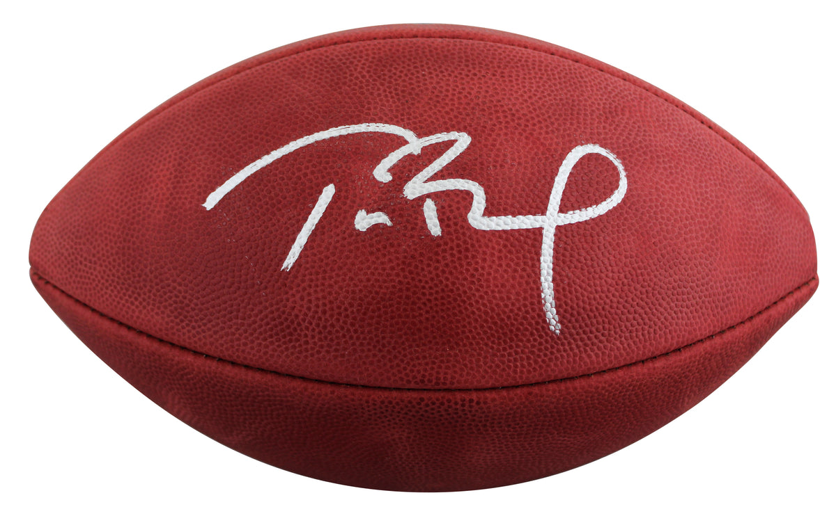 Patriots Tom Brady Signed Wilson "The Duke" Nfl Football Tri Star #7802267