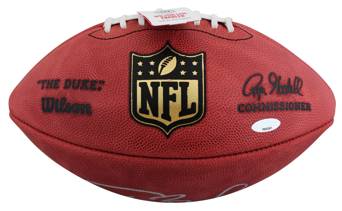 Patriots Tom Brady Signed Wilson "The Duke" Nfl Football Tri Star #7802267