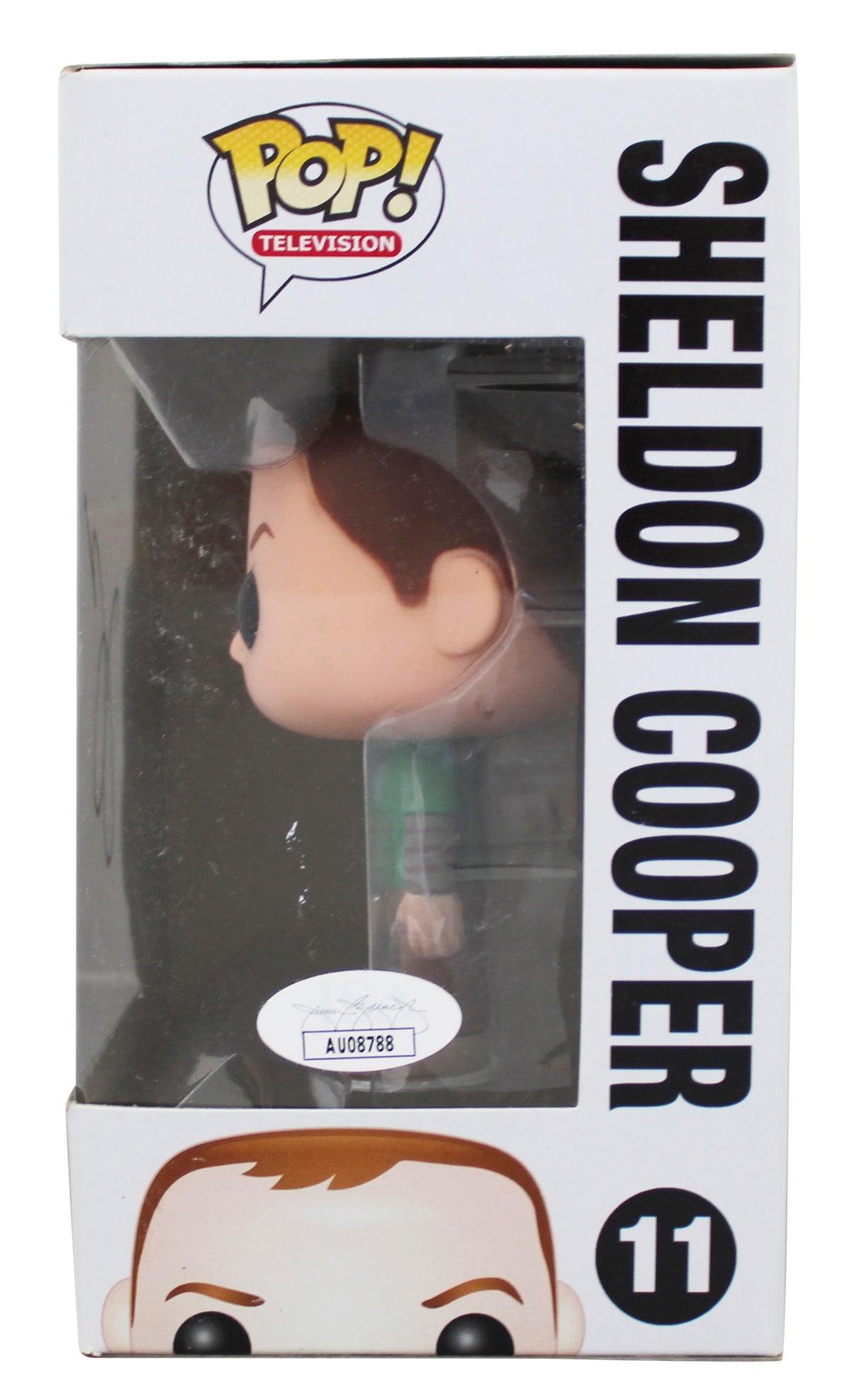 Jim Parsons The Big Bang Theory Signed Sheldon #11 Funko Pop Figure JSA #AU08788