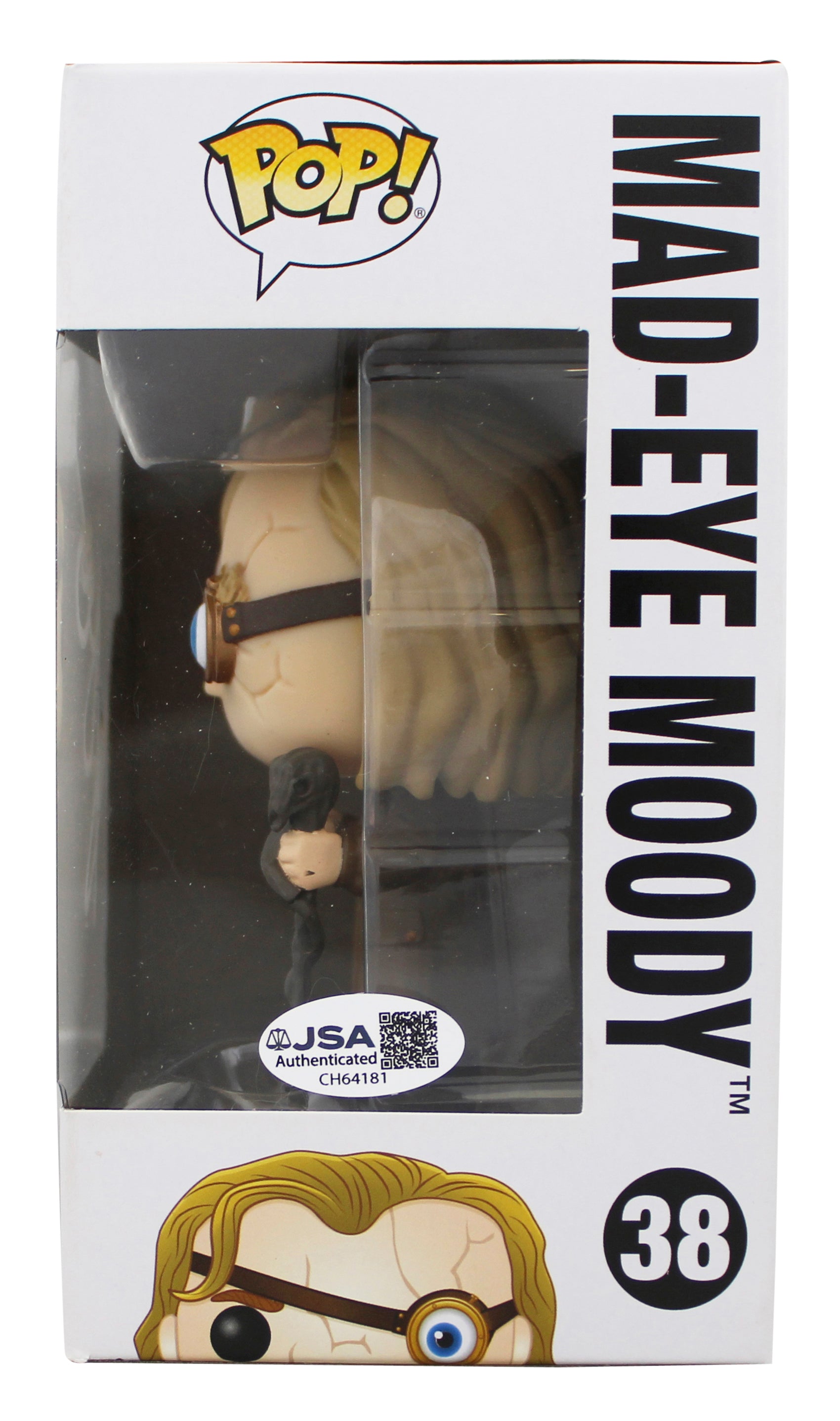 Brendan Gleeson Harry Potter Signed Mad-Eye #38 Funko Pop Figure JSA #CH64181