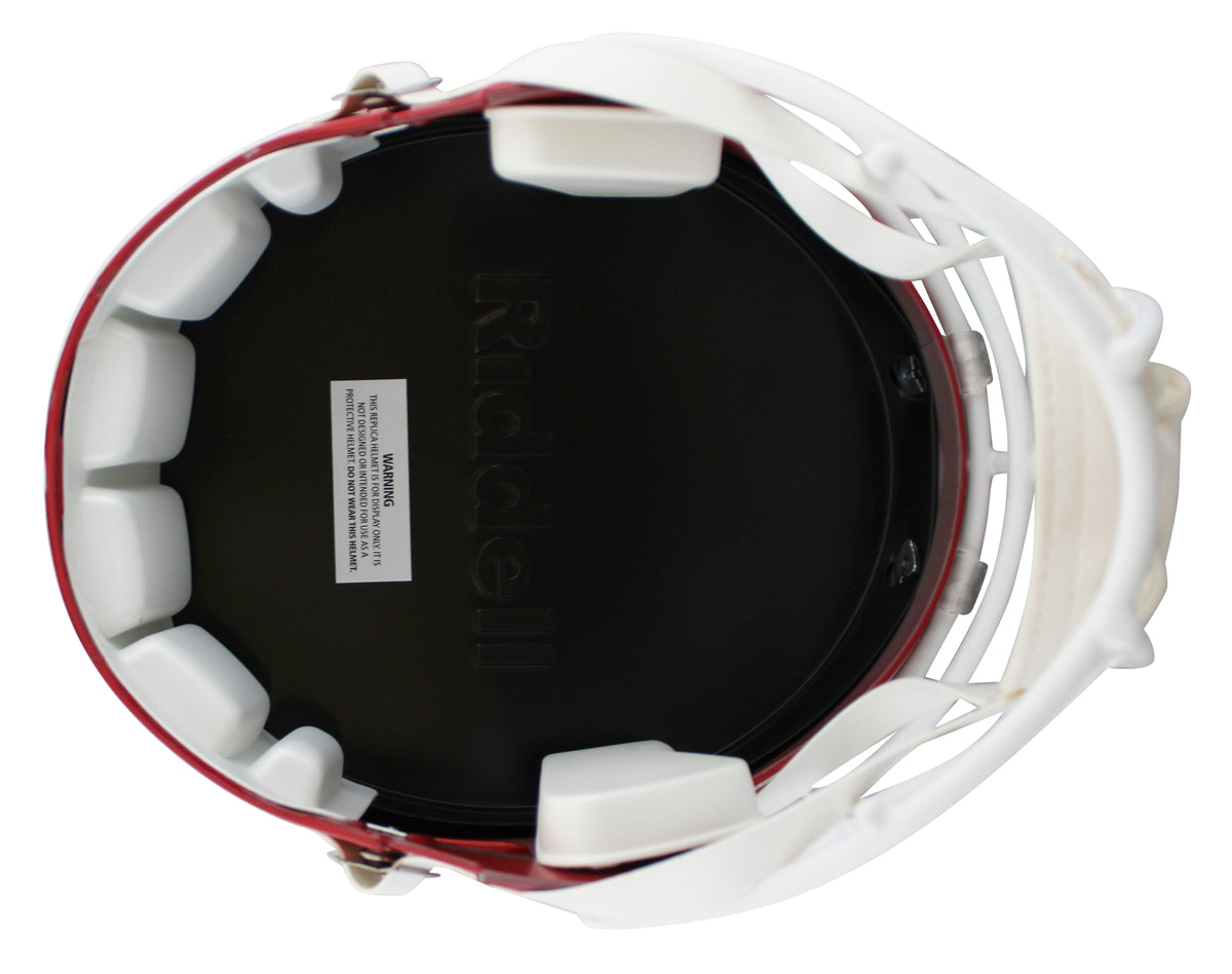 Chiefs Patrick Mahomes Signed Full Size Speed Rep Helmet W/ Case JSA Witness