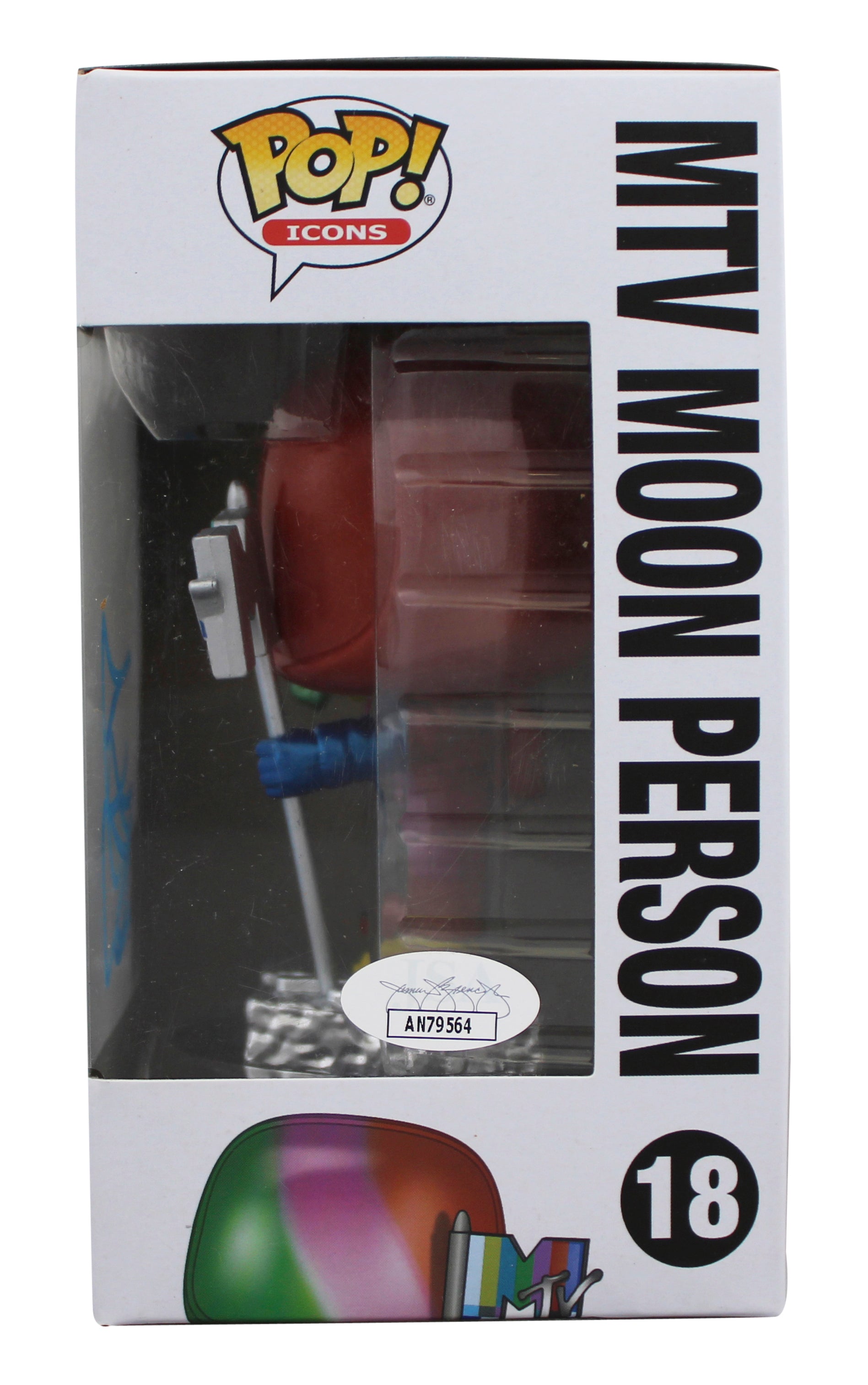 Sia Authentic Signed MTV Moon Person #18 Funko Pop Vinyl Figure JSA #AN79564
