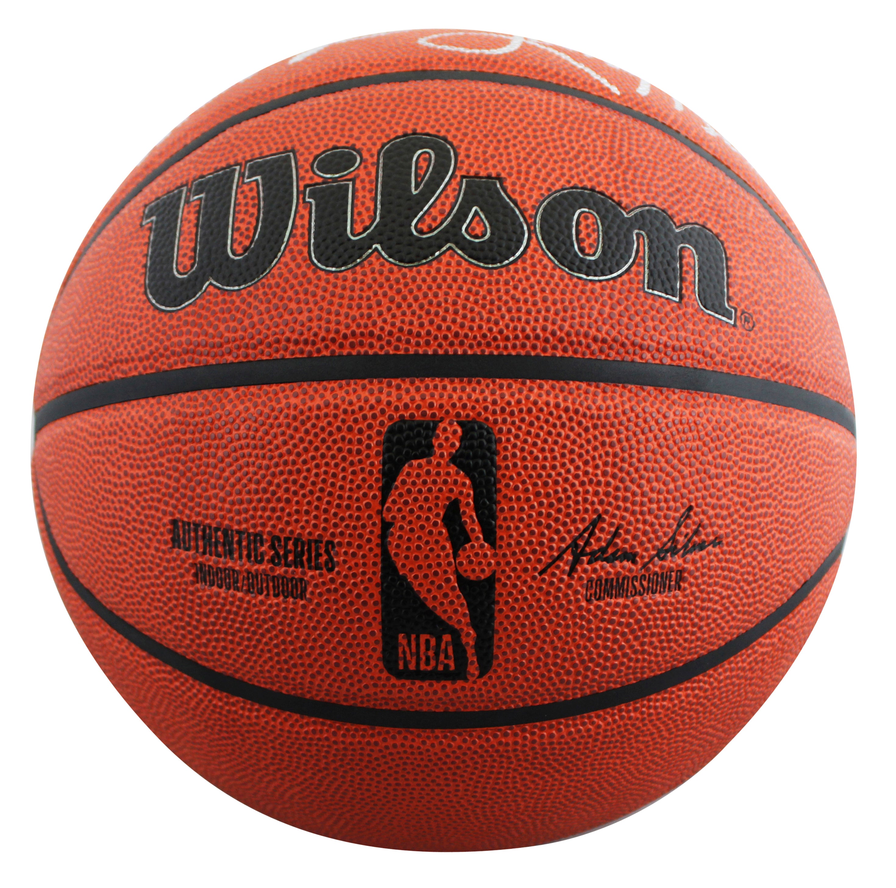 Magic Johnson, Larry Bird & Julius "Dr. J." Erving Signed Wilson Basketball BAS