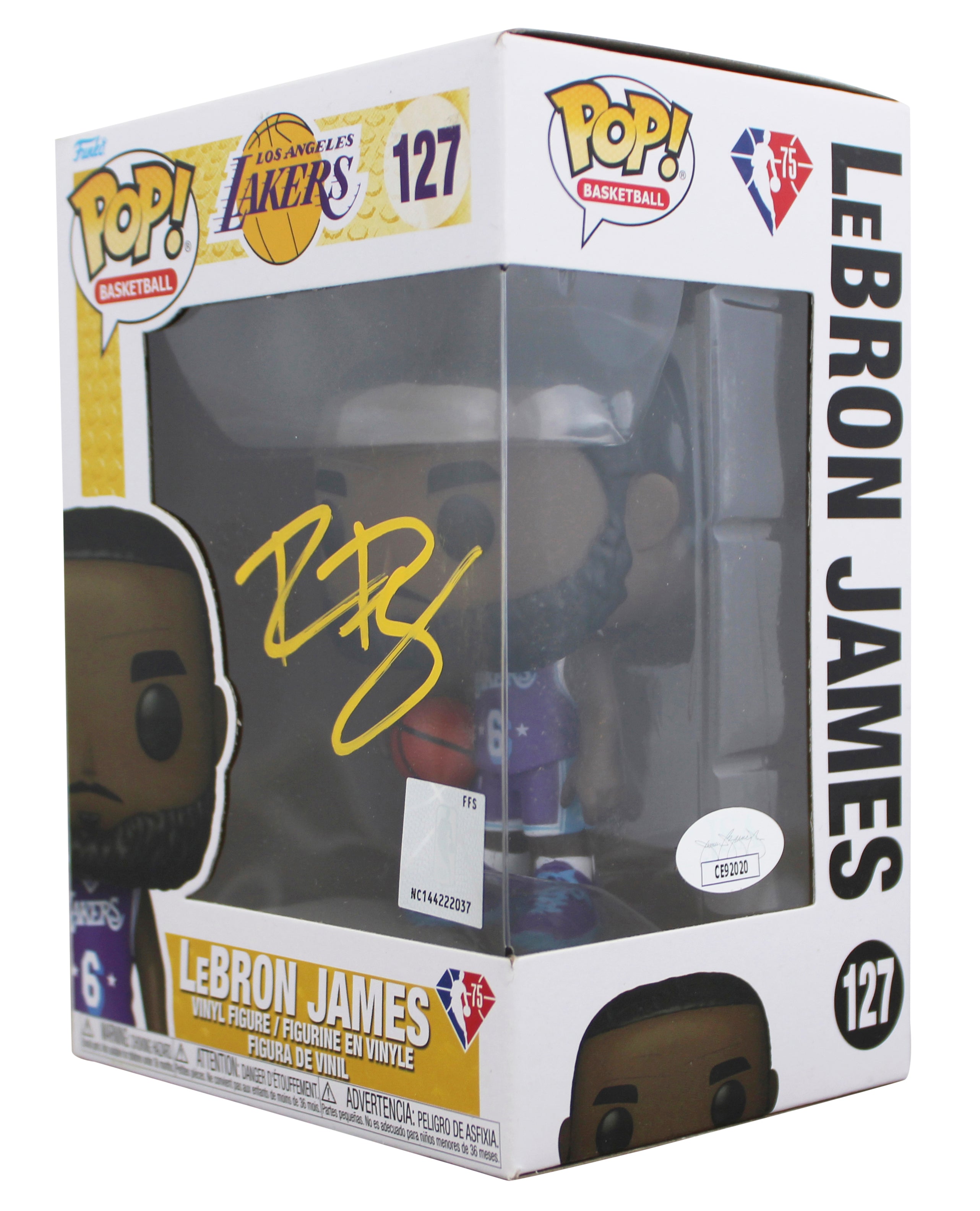 Rich Paul Authentic Signed LeBron James #127 Funko Pop Vinyl Figure JSA #CE92020
