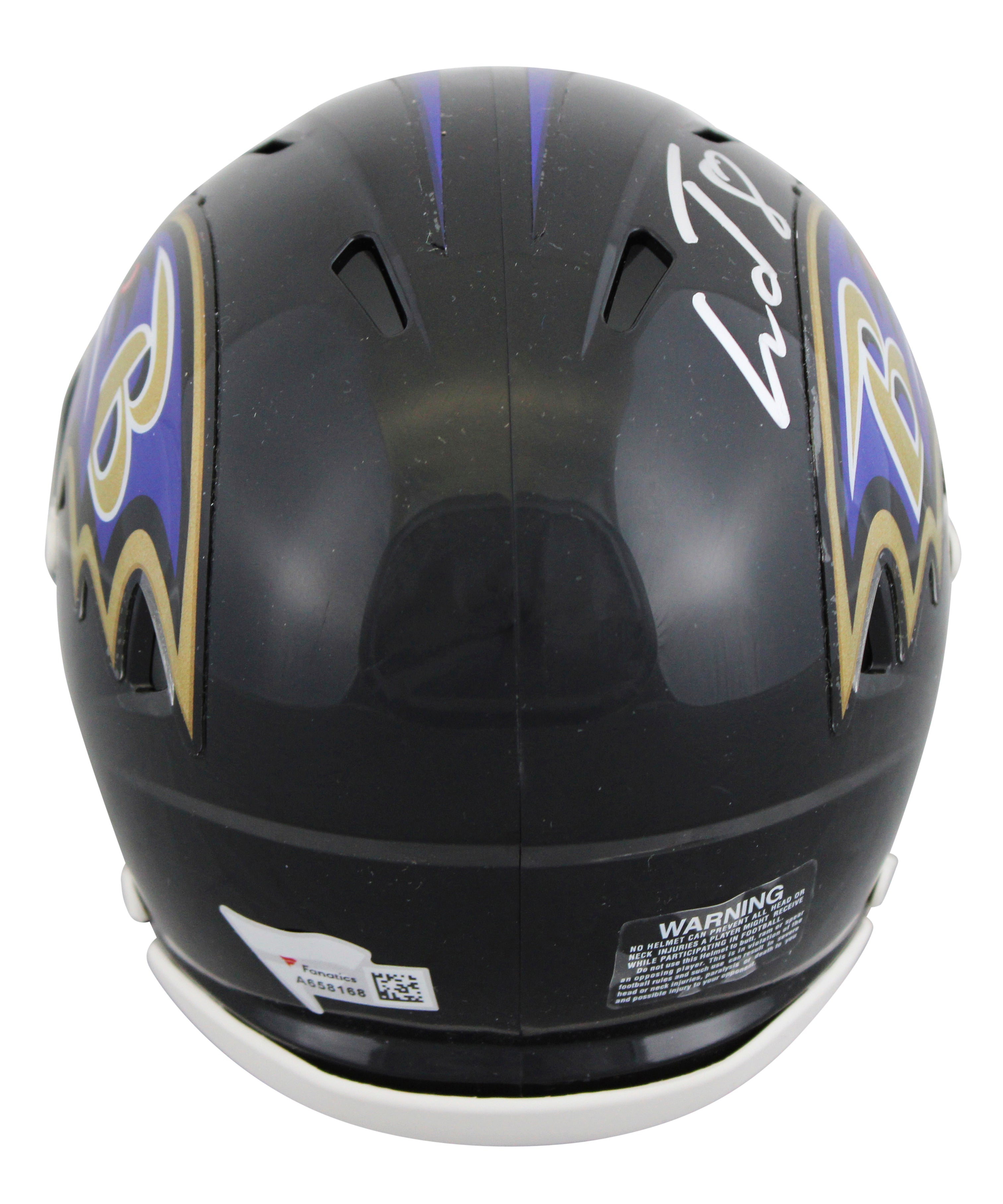 Ravens Lamar Jackson Authentic Signed Speed Mini Helmet Autographed Fanatics