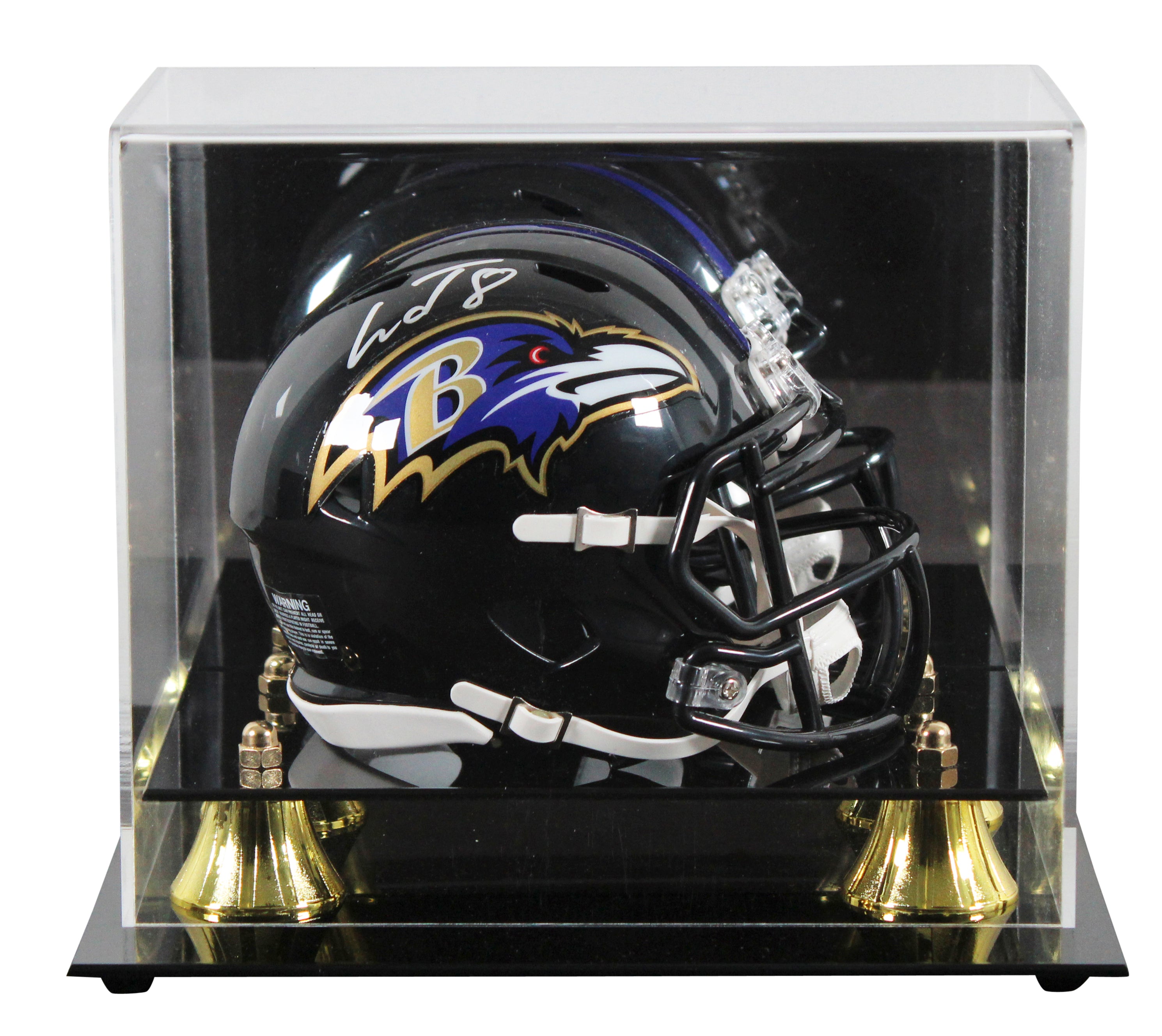 Ravens Lamar Jackson Authentic Signed Speed Mini Helmet W/ Case Fanatics