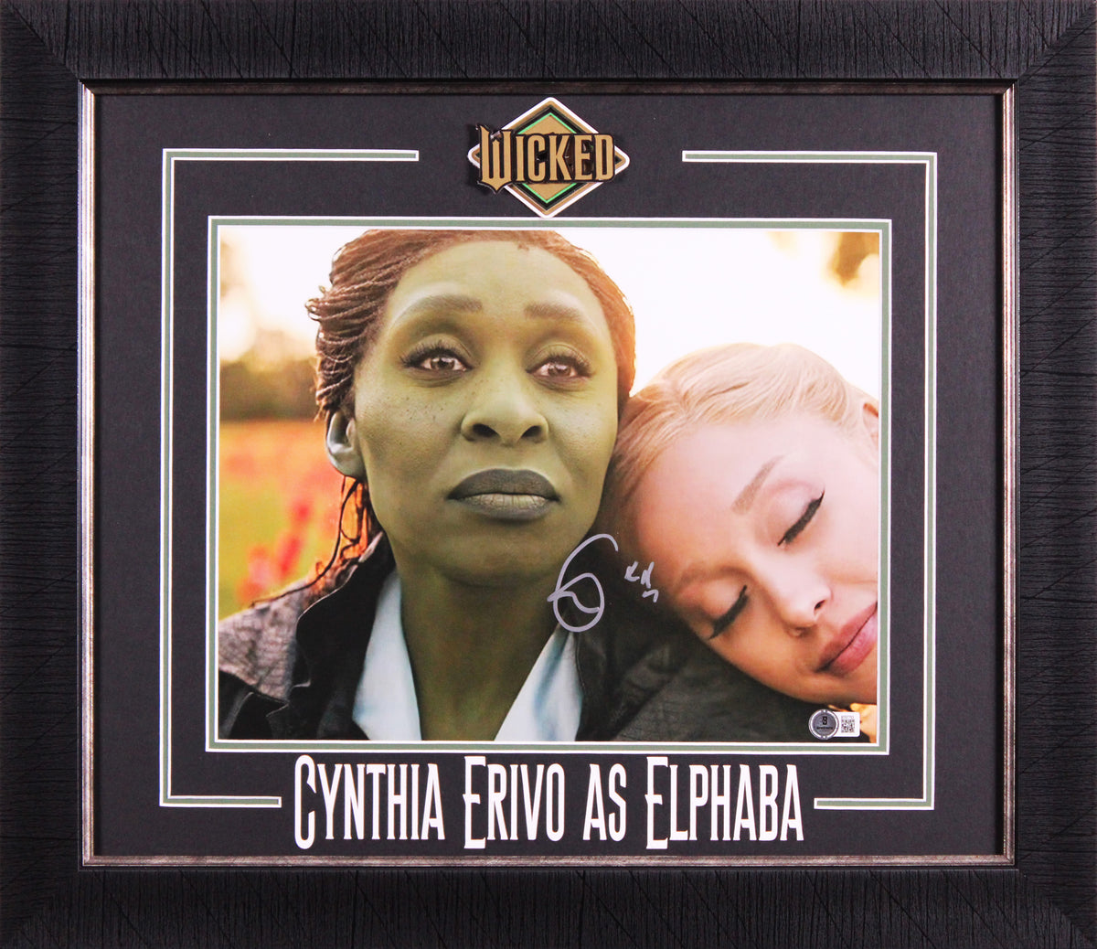 Cynthia Erivo Wicked Authentic Signed 11x14 Framed Photo BAS #BT67753