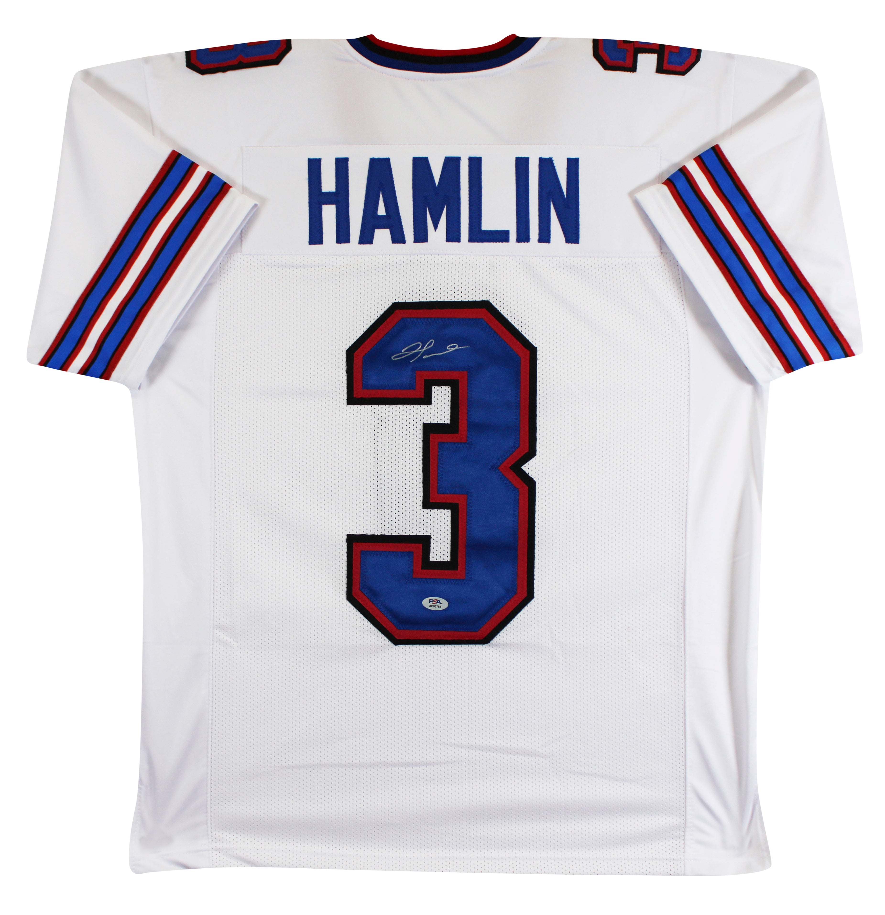 Damar Hamlin Authentic Signed White Pro Style Jersey Autographed PSA/DNA